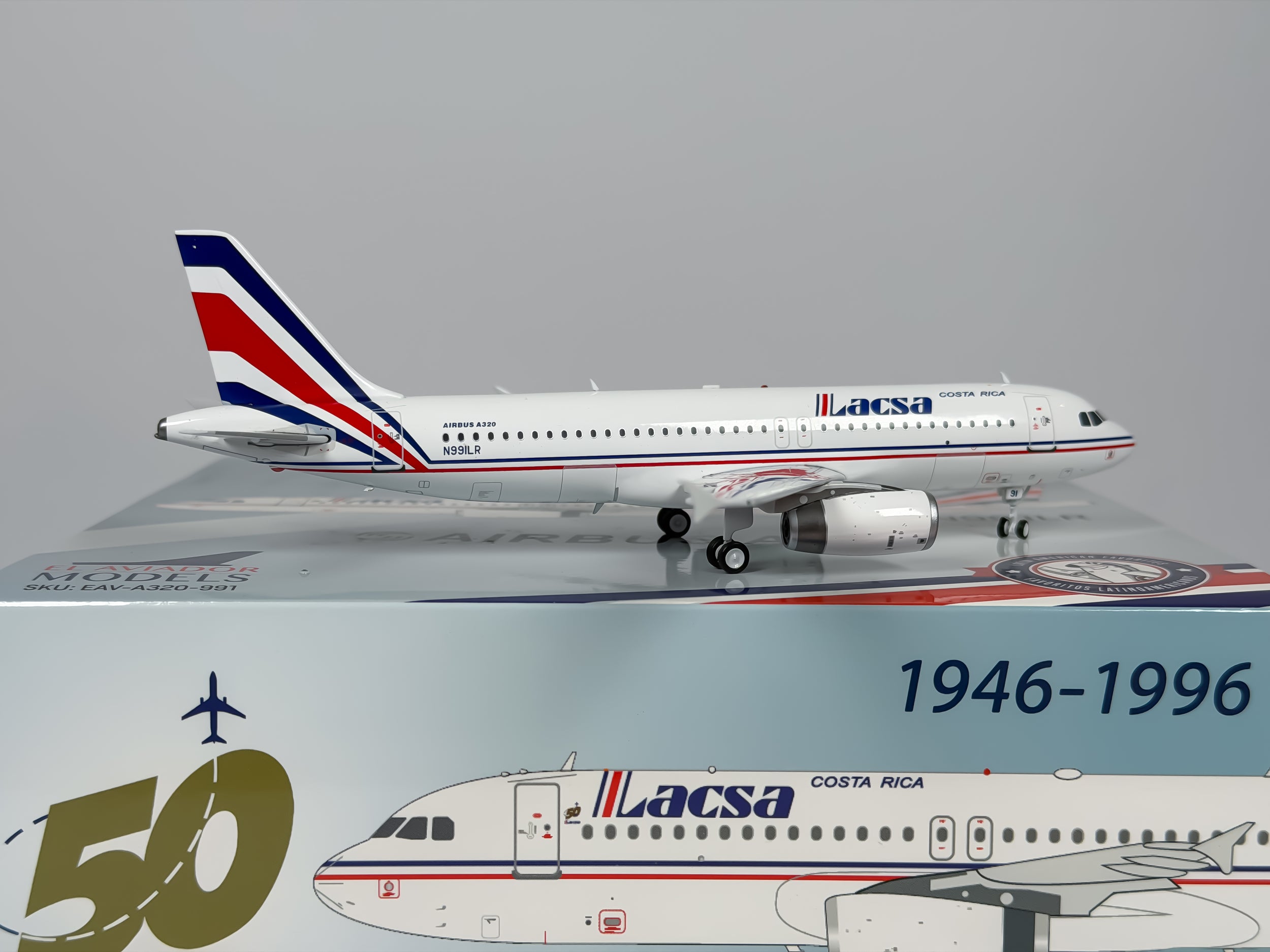 LACSA Airbus A320 1:200 Inflight200 N991LR (EAV-A320-991)