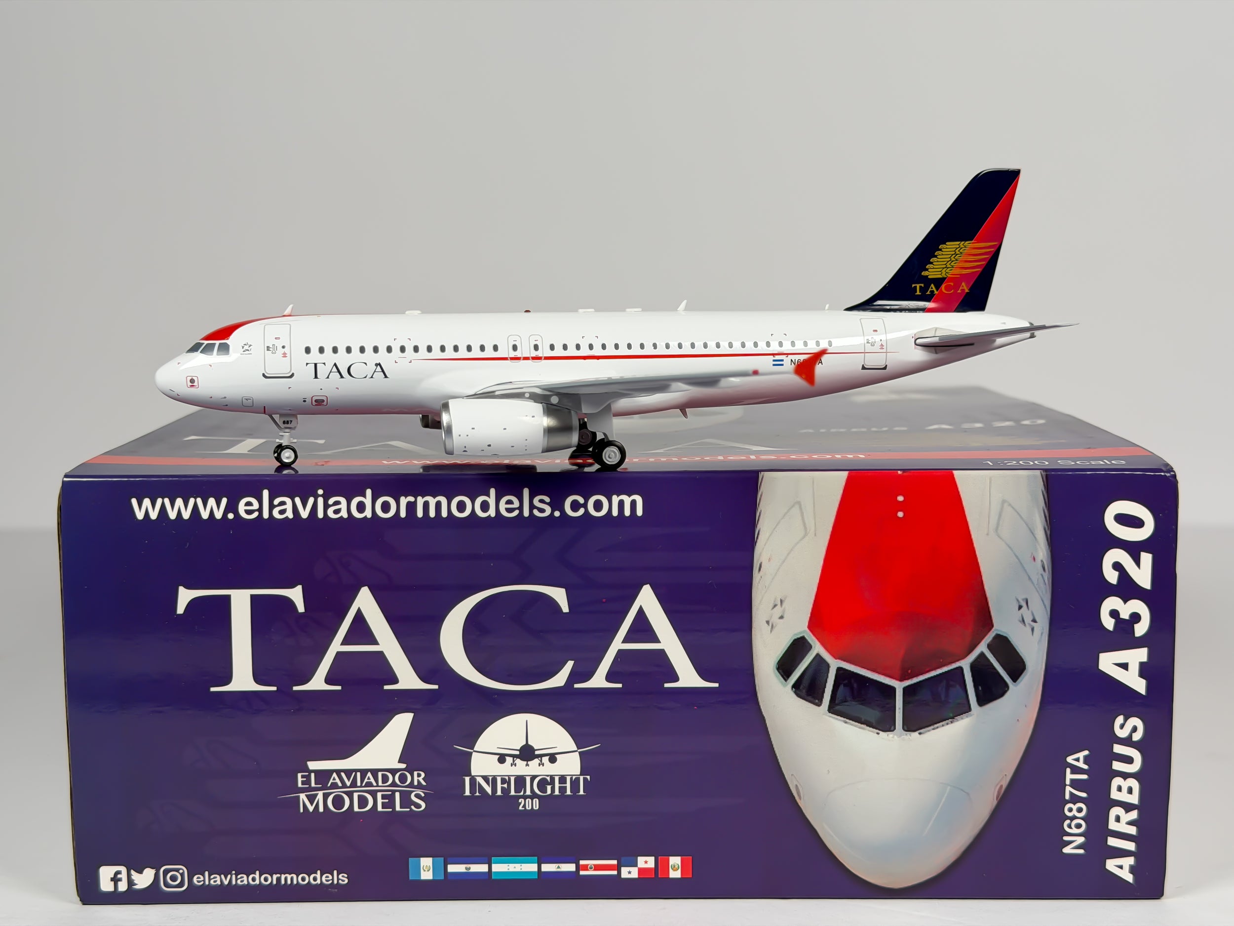 TACA Airbus A320 1:200 Aeroclassics N687TA (EAV687)