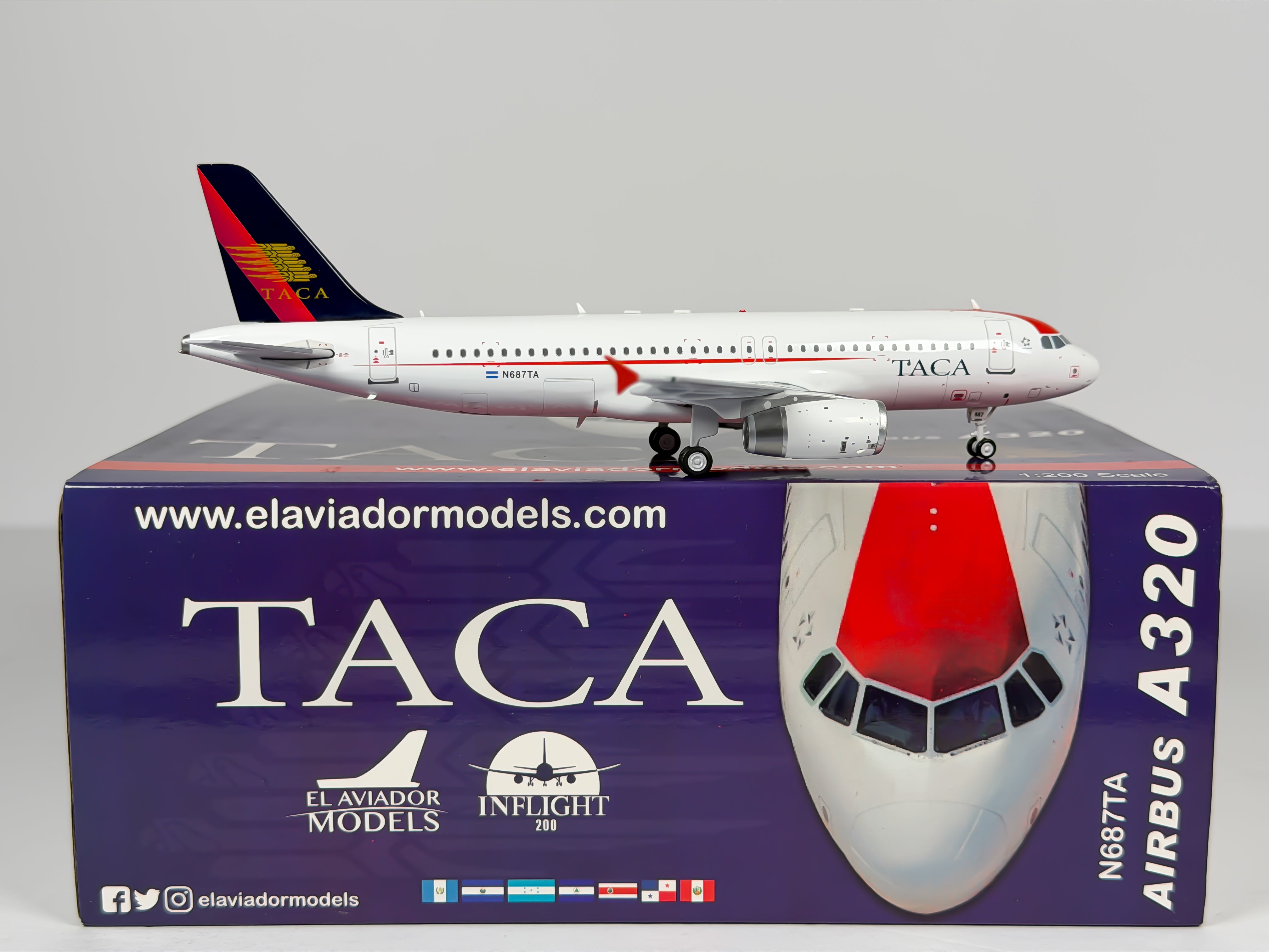 TACA Airbus A320 1:200 Aeroclassics N687TA (EAV687)