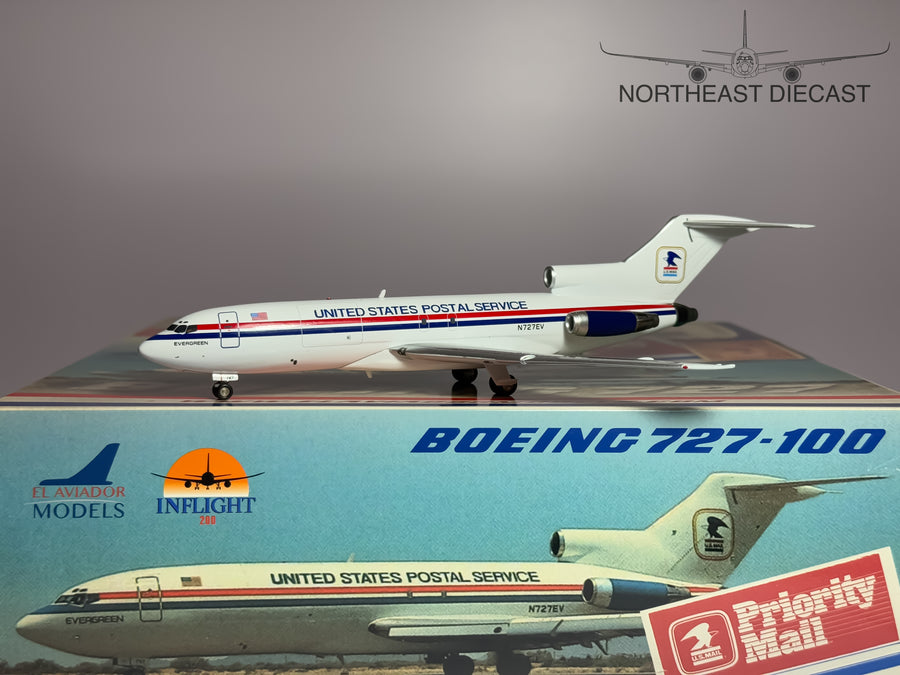United States Postal Service Boeing 727-100F 1:200 Inflight200 N727EV (EAV727)