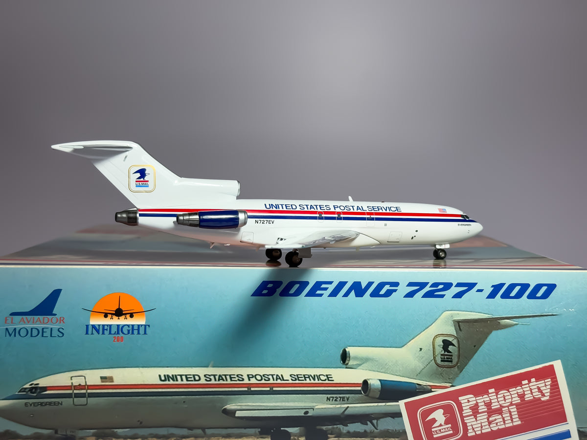 United States Postal Service Boeing 727-100F 1:200 Inflight200 N727EV (EAV727)