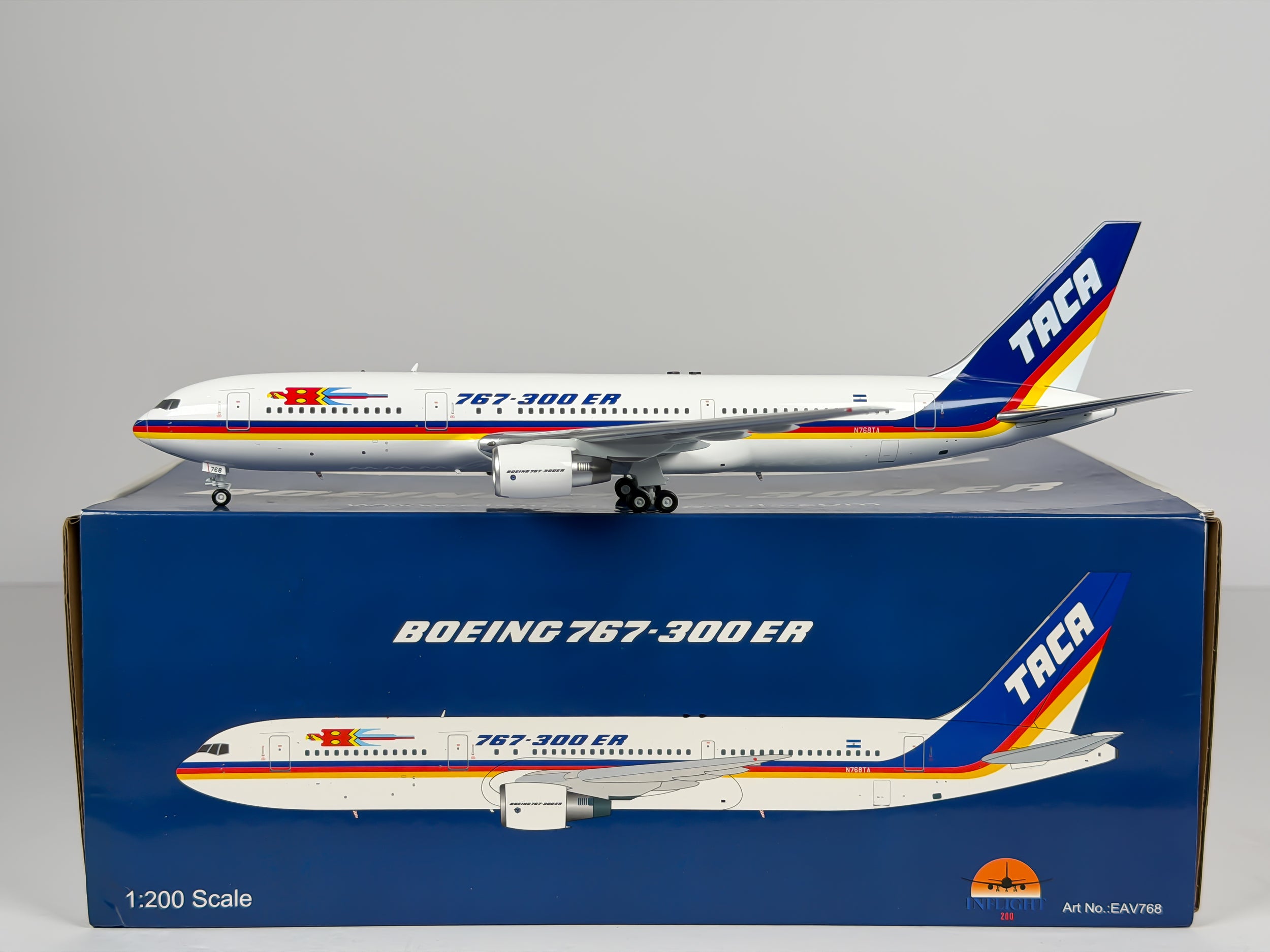 TACA Boeing 767-300ER 1:200 Inflight200 N768TA (EAV768)