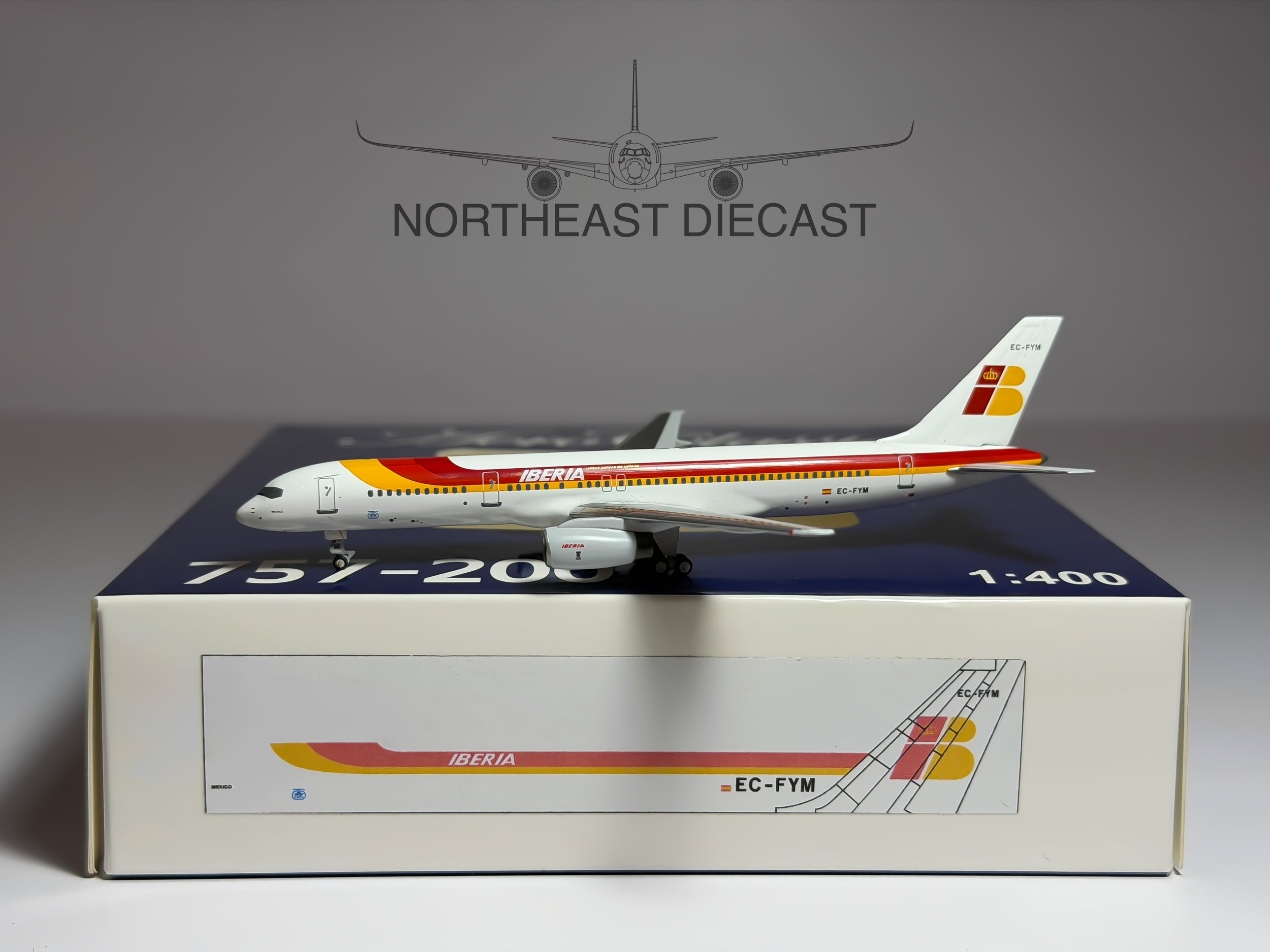 Iberia Airlines Boeing 757-200 1:400 Aeroclassics EC-FYM (AC419896)
