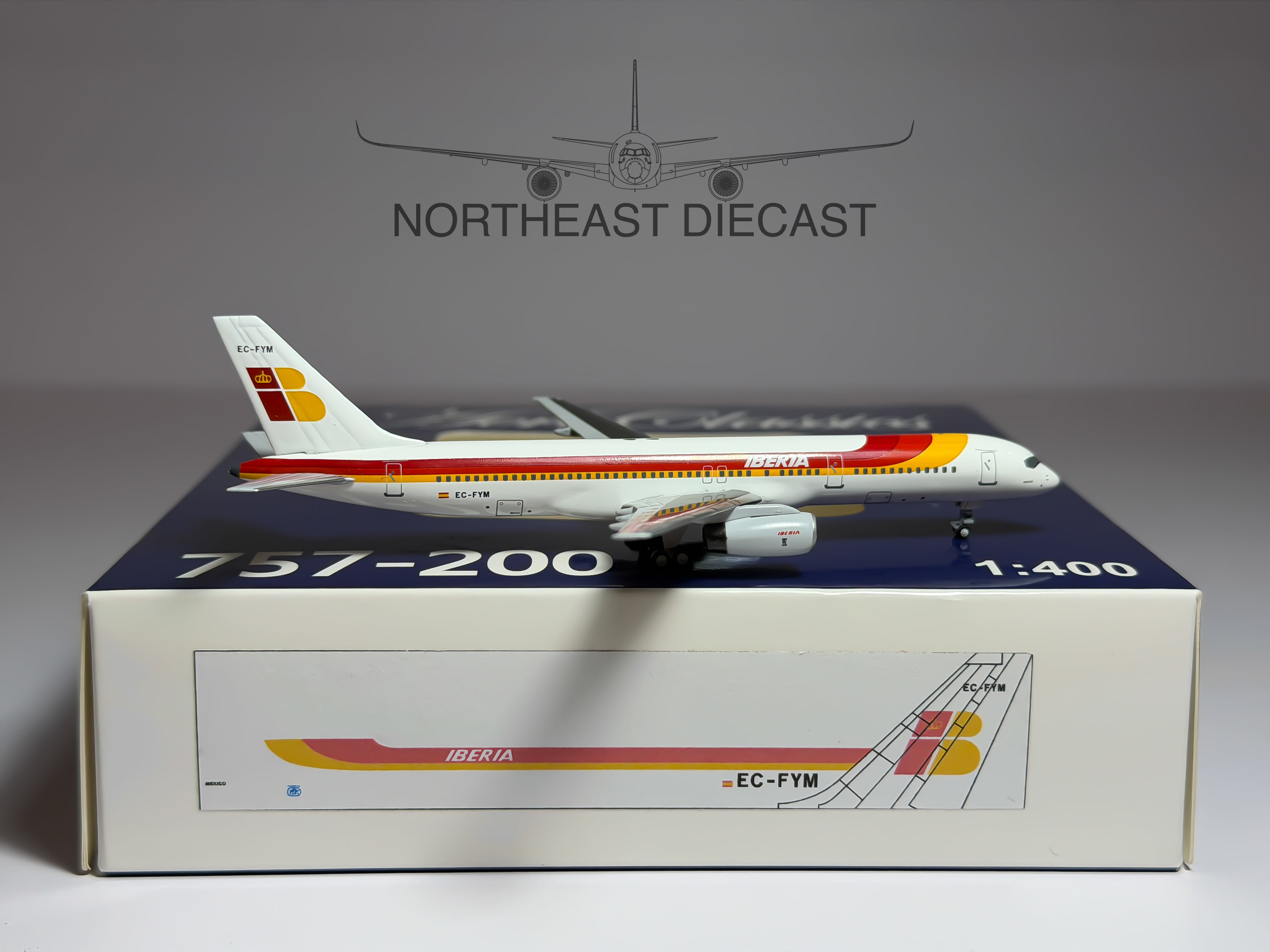 Iberia Airlines Boeing 757-200 1:400 Aeroclassics EC-FYM (AC419896)