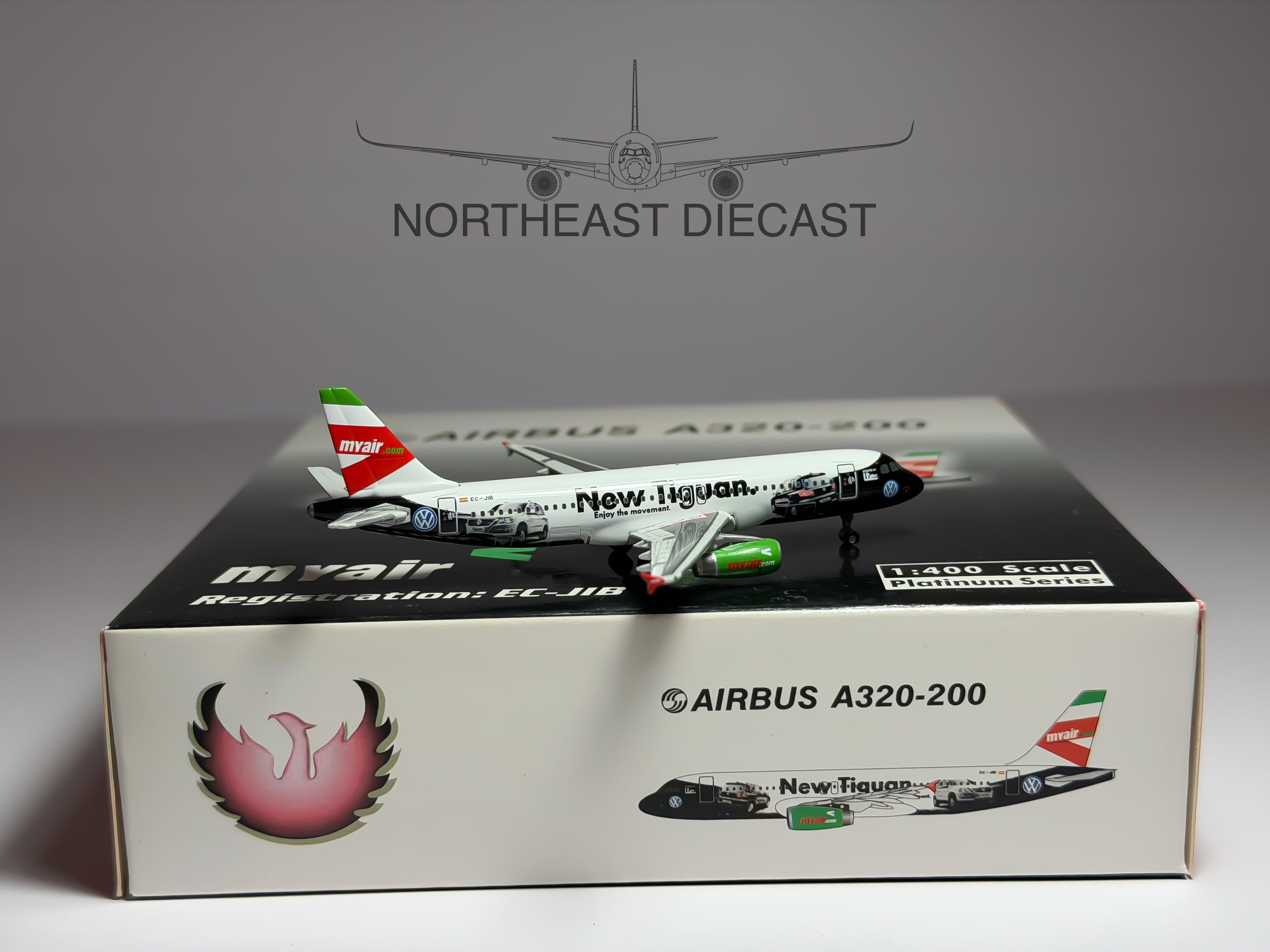 MyAir Airbus A320-200 1:400 Phoenix EC-JIB (PH410230)
