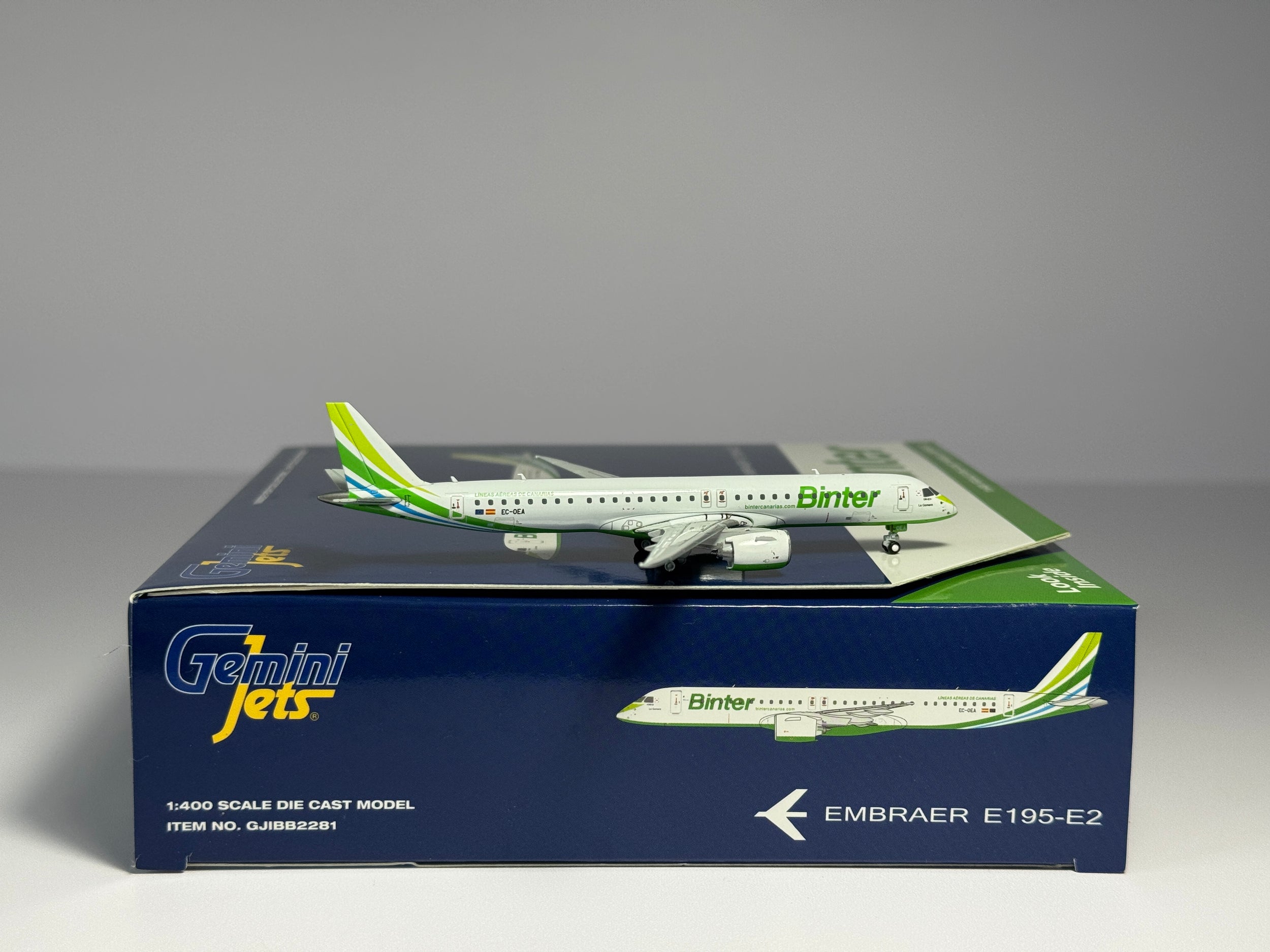 Gemini Jets 1:400 Binter Canarias Embraer E195-E2 EC-OEA GJIBB2281
