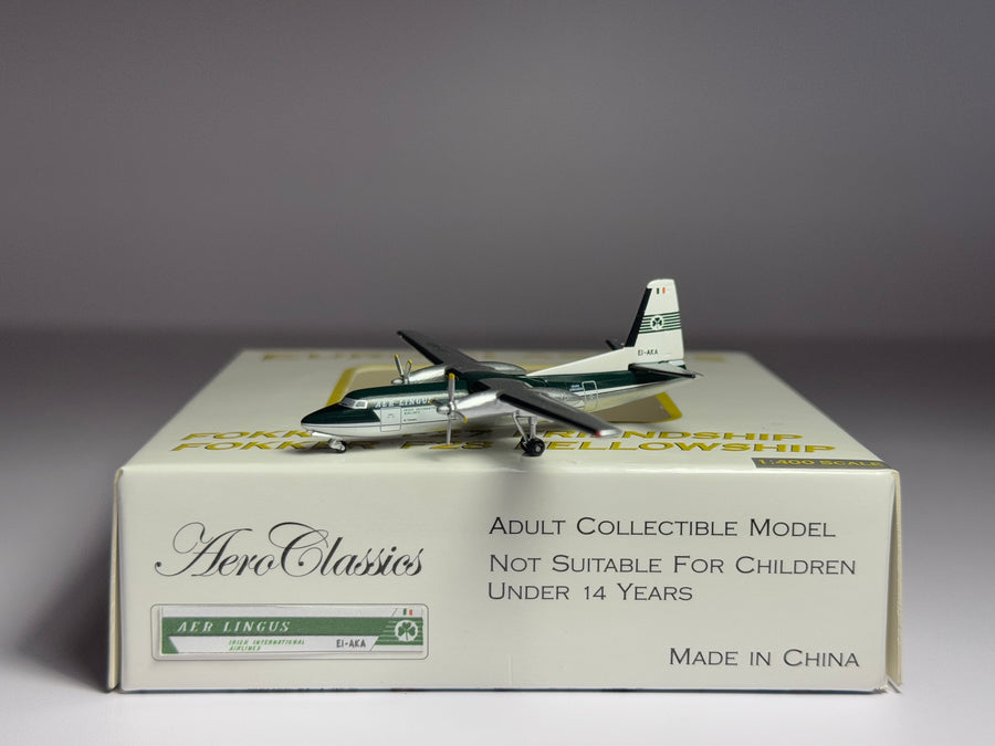 Aeroclassics 1:400 Aer Lingus Fokker F-27 EI-AKA 1960s colors ACEIAKA