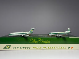 Aeroclassics 1:400 Air Lingus Vickers Viscount 800 BAC 111 EI-AOE & EI-ANF 1960s colors ACEINSET1