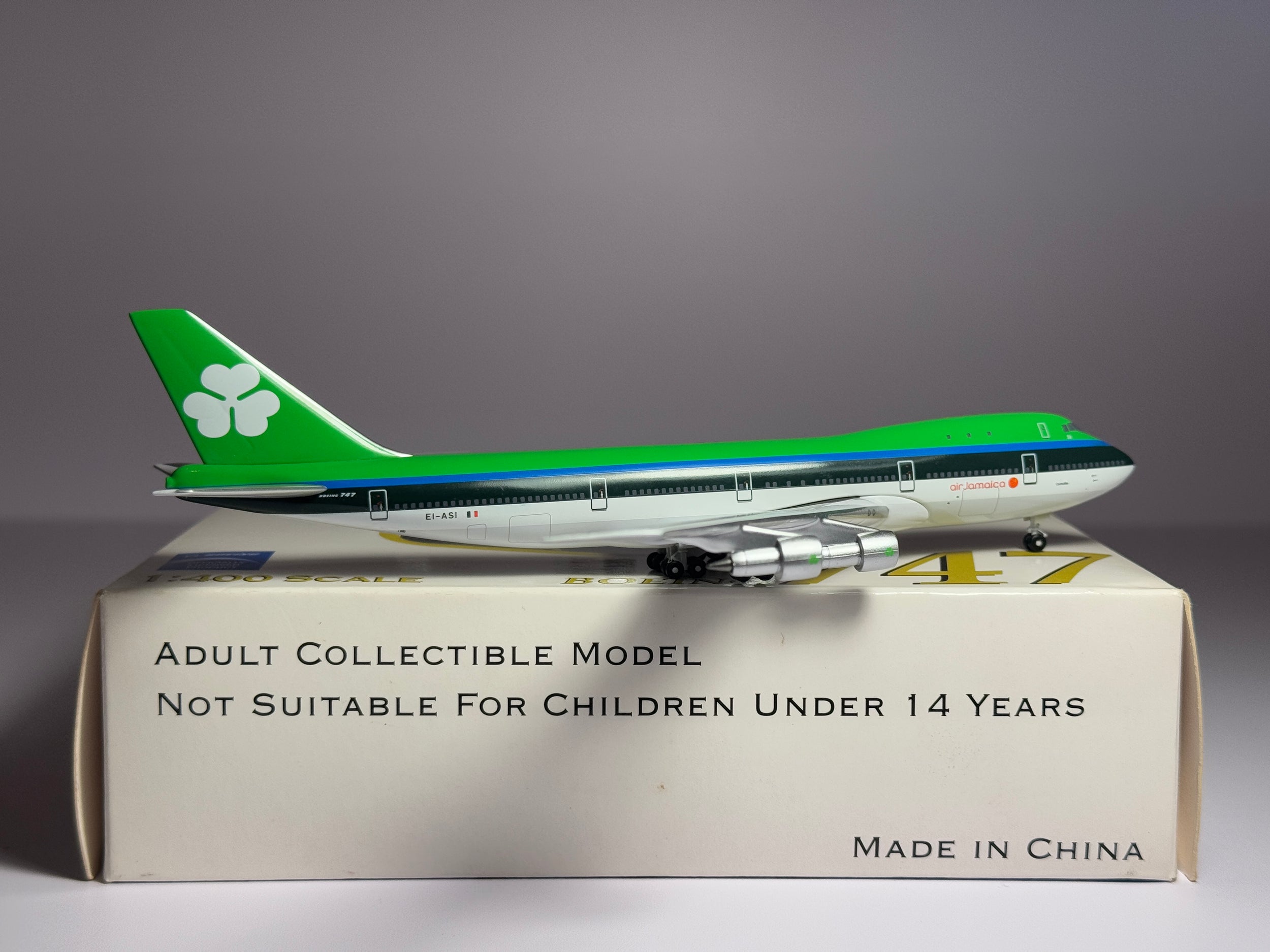 Aeroclassics 1:400 Aer Lingus Boeing 747-100 EI-ASI Air Jamaica hybrid ACEIASI