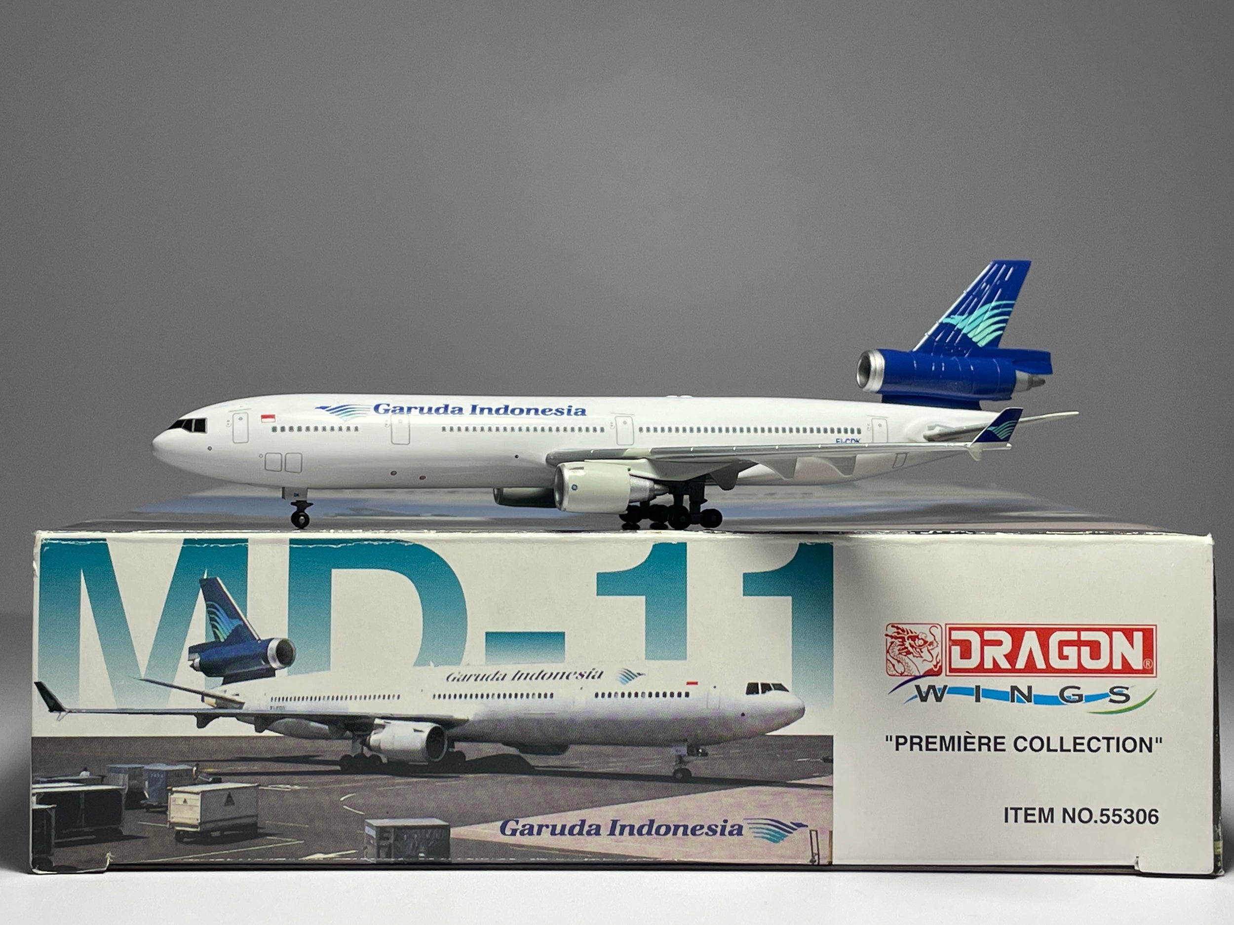 Dragon Wings 1:400 Garuda Indonesia McDonnell Douglas MD-11 EI-CDK 55306
