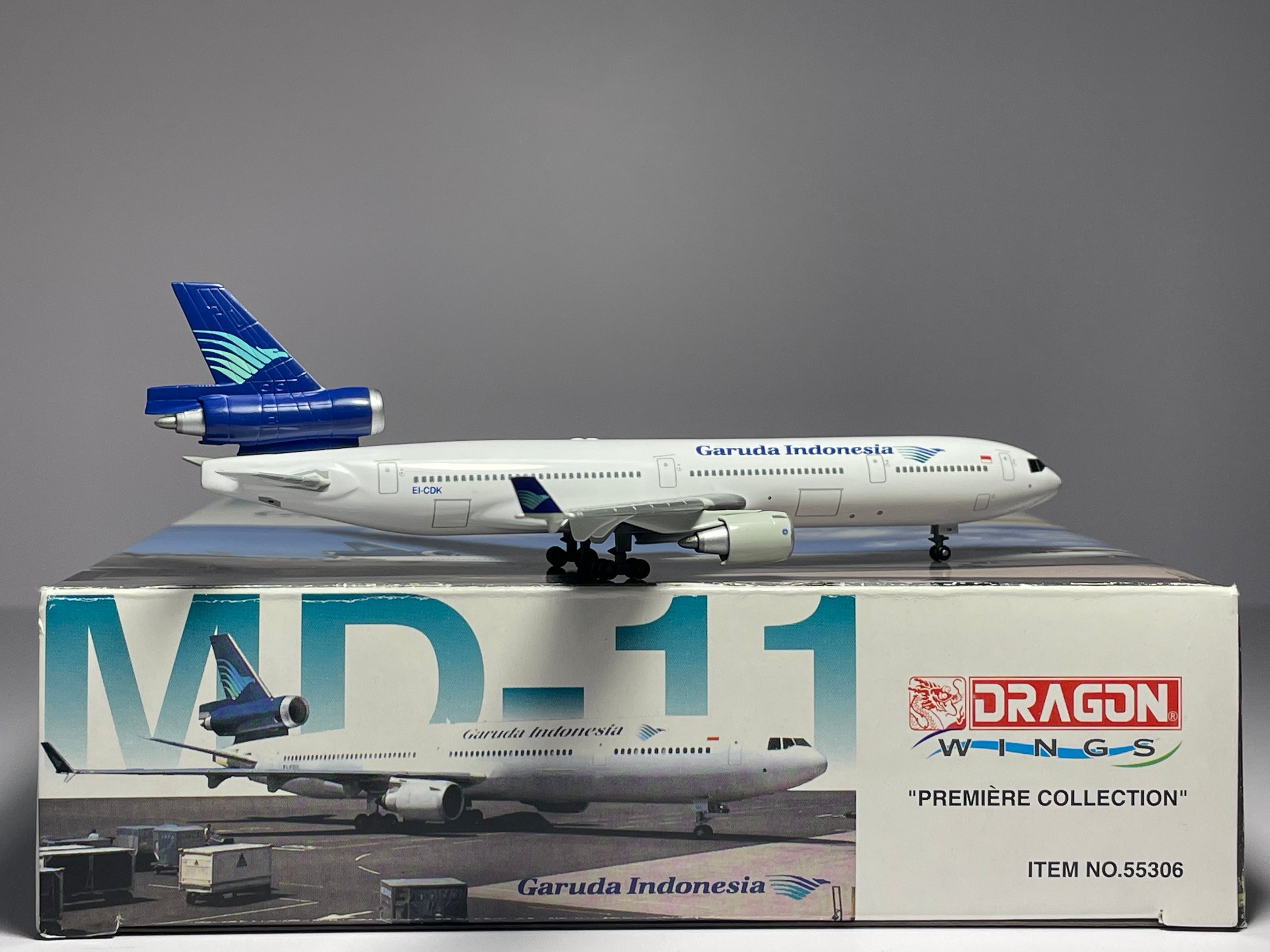 Dragon Wings 1:400 Garuda Indonesia McDonnell Douglas MD-11 EI-CDK 55306