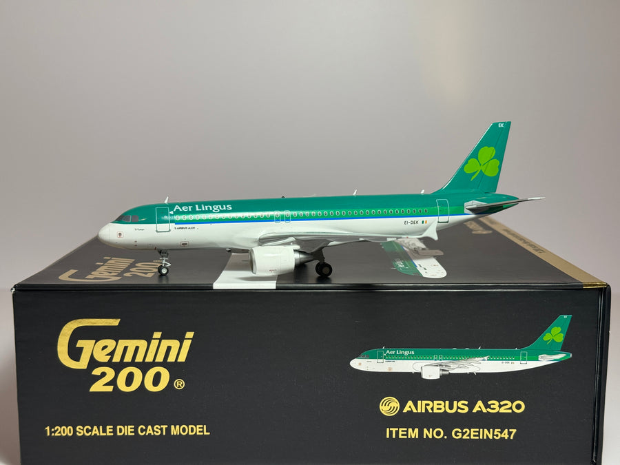 Gemini Jets 1:200 Aer Lingus Airbus A320-200 EI-DEK St Eunan G2EIN547
