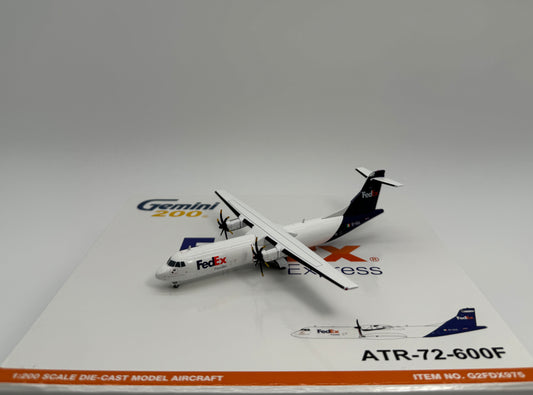 Gemini Jets 1:200 FedEx ATR-72-600F EI-GUL Current Colors G2FDX975
