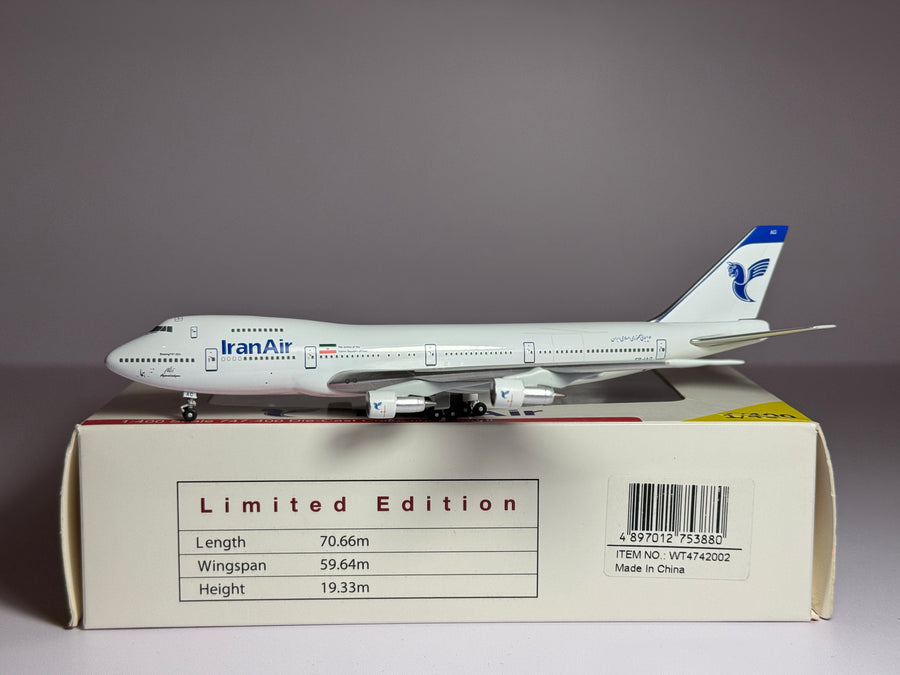 Witty Wings 1:400 Iran Air Boeing 747-200 EP-IAG 2000s colors WT4742002