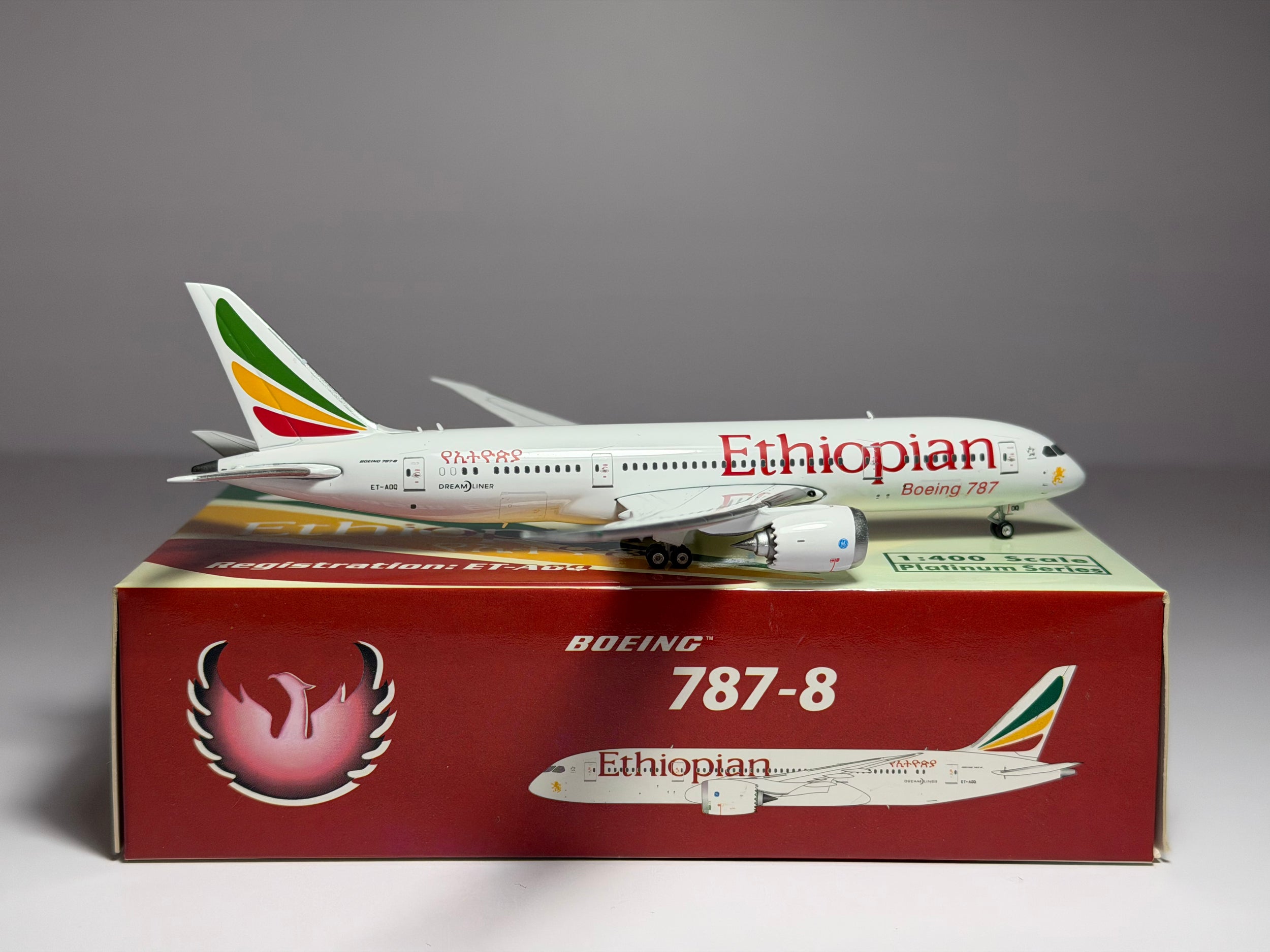 Phoenix Model 1:400 Ethiopian Boeing 787-8 ET-AOQ PH410683