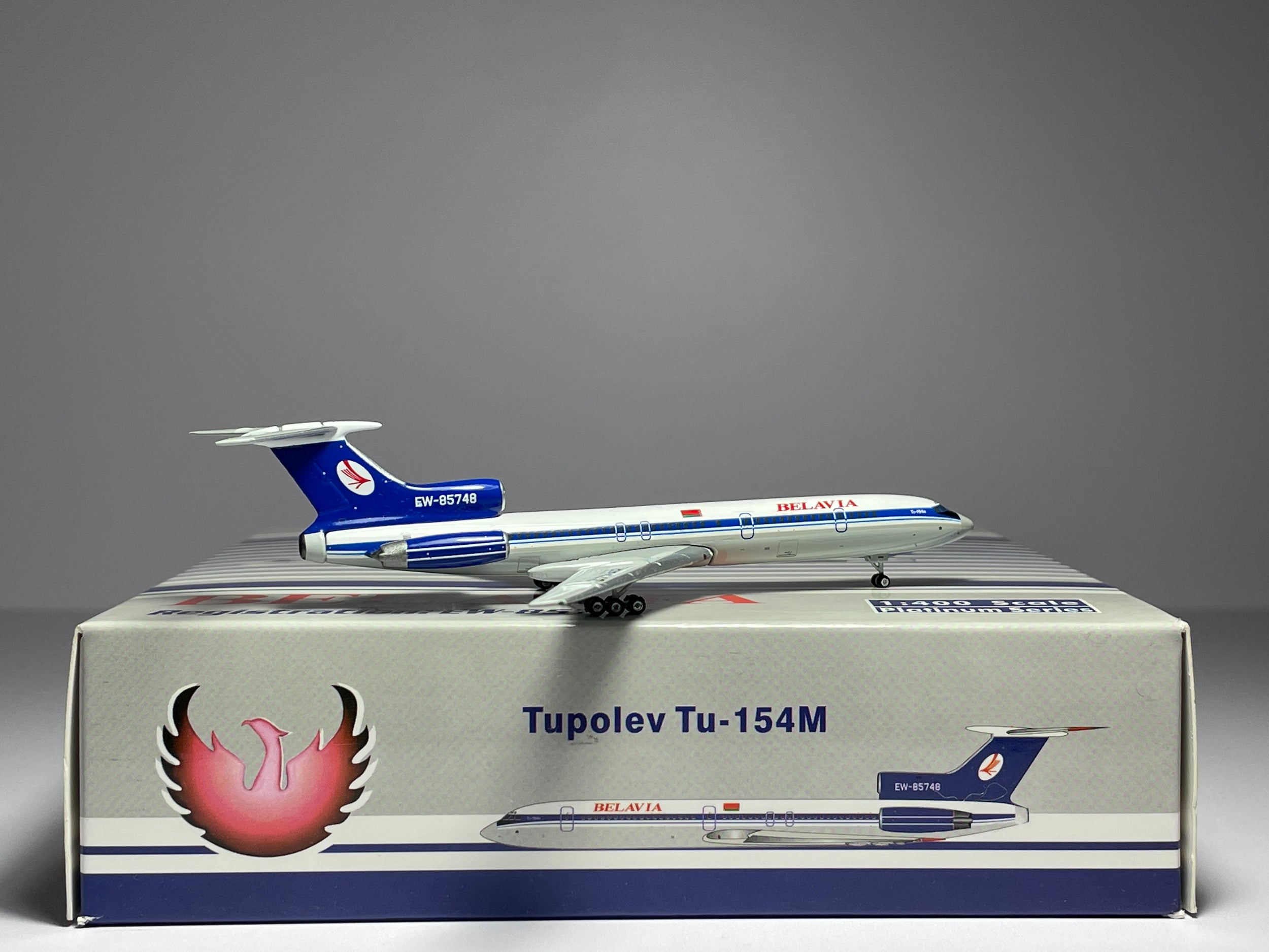 Phoenix Models 1:400 Belavia Tupolev TU-154M EW-85748 11004