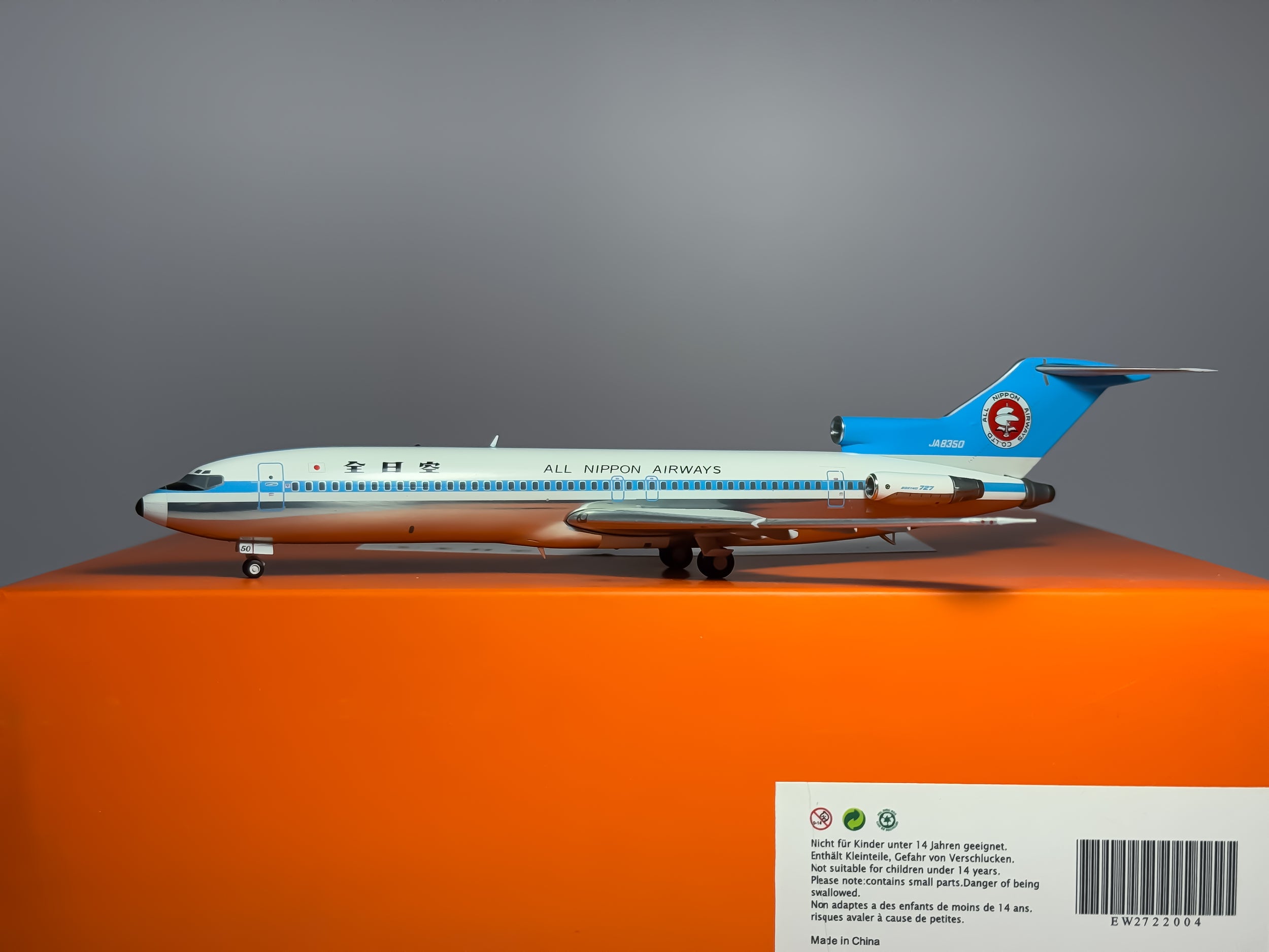 All Nippon Airways (ANA) Boeing 727-200 1:200 JC Wings JA8350 (EW2722004)