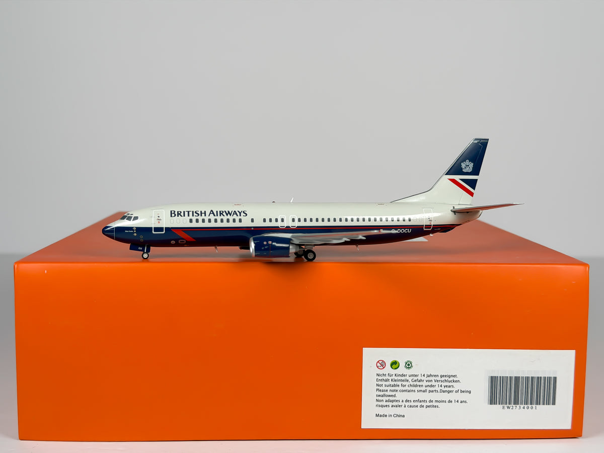 British Airways Boeing 737-400 1:200 JC Wings G-DOCU (EW2734001)
