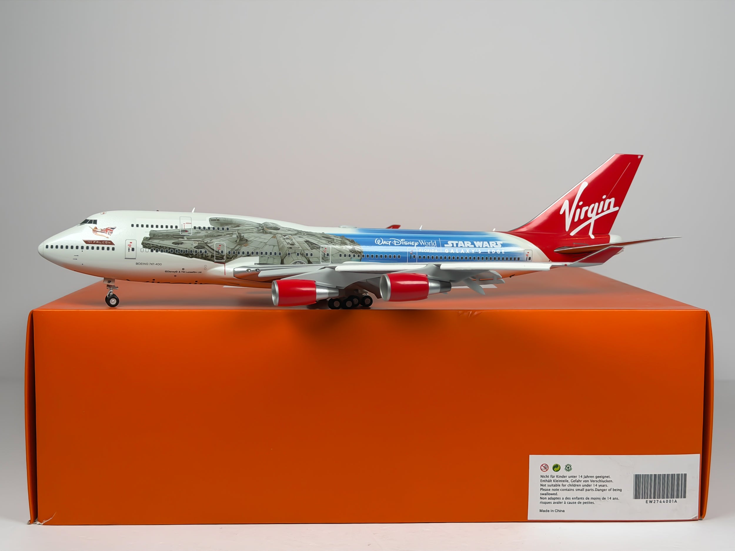 Virgin Atlantic Boeing 747-400 1:200 JC Wings G-VLIP (EW2744001A)