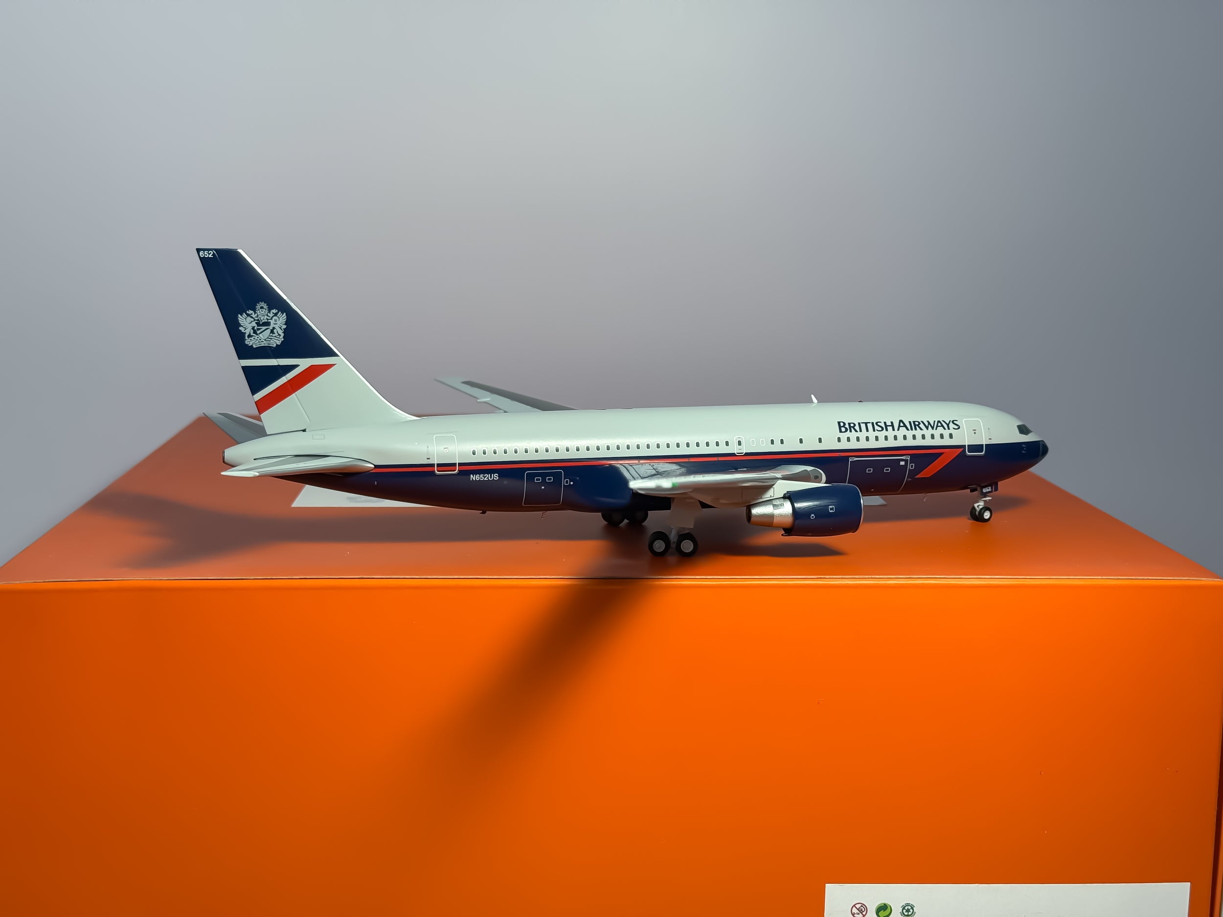 British Airways Boeing 767-200 1:200 JC Wings N652US (EW2762001)