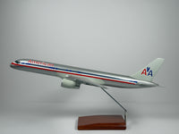 1:100 American Airlines Boeing 757-200 - Eagle - Bare Metal | Executive Model