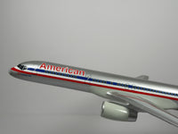 1:100 American Airlines Boeing 757-200 - Eagle - Bare Metal | Executive Model