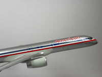1:100 American Airlines Boeing 757-200 - Eagle - Bare Metal | Executive Model