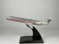 1:100 American Airlines Fokker F-100 - Eagle - Bare Metal | Executive Model