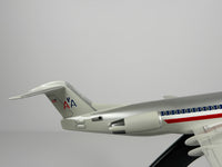 1:100 American Airlines Fokker F-100 - Eagle - Bare Metal | Executive Model