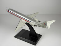 1:100 American Airlines Fokker F-100 - Eagle - Bare Metal | Executive Model