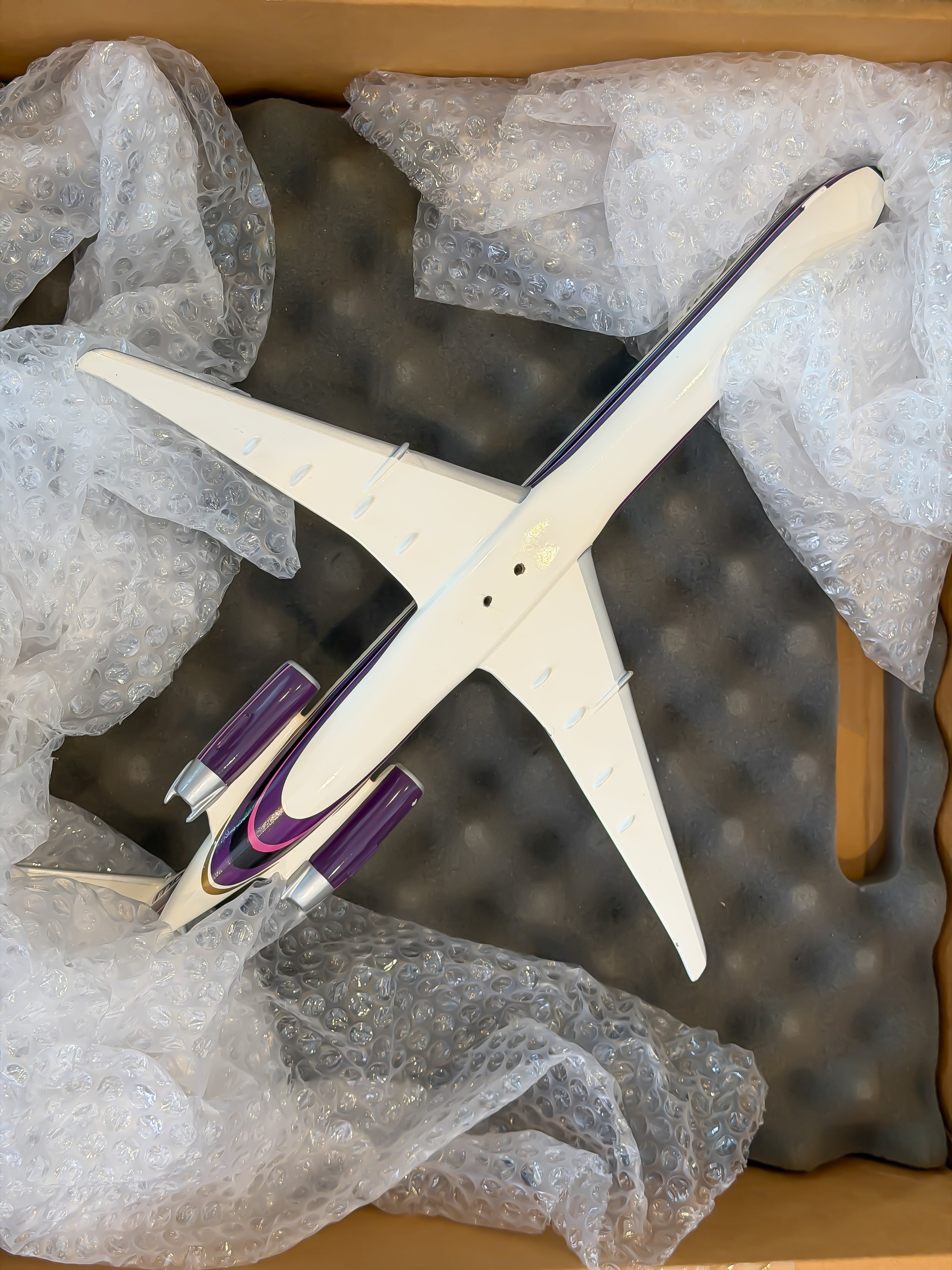 1:100 McDonnell Douglas House McDonnell Douglas MD-80 - Purple Stripes | Executive Model