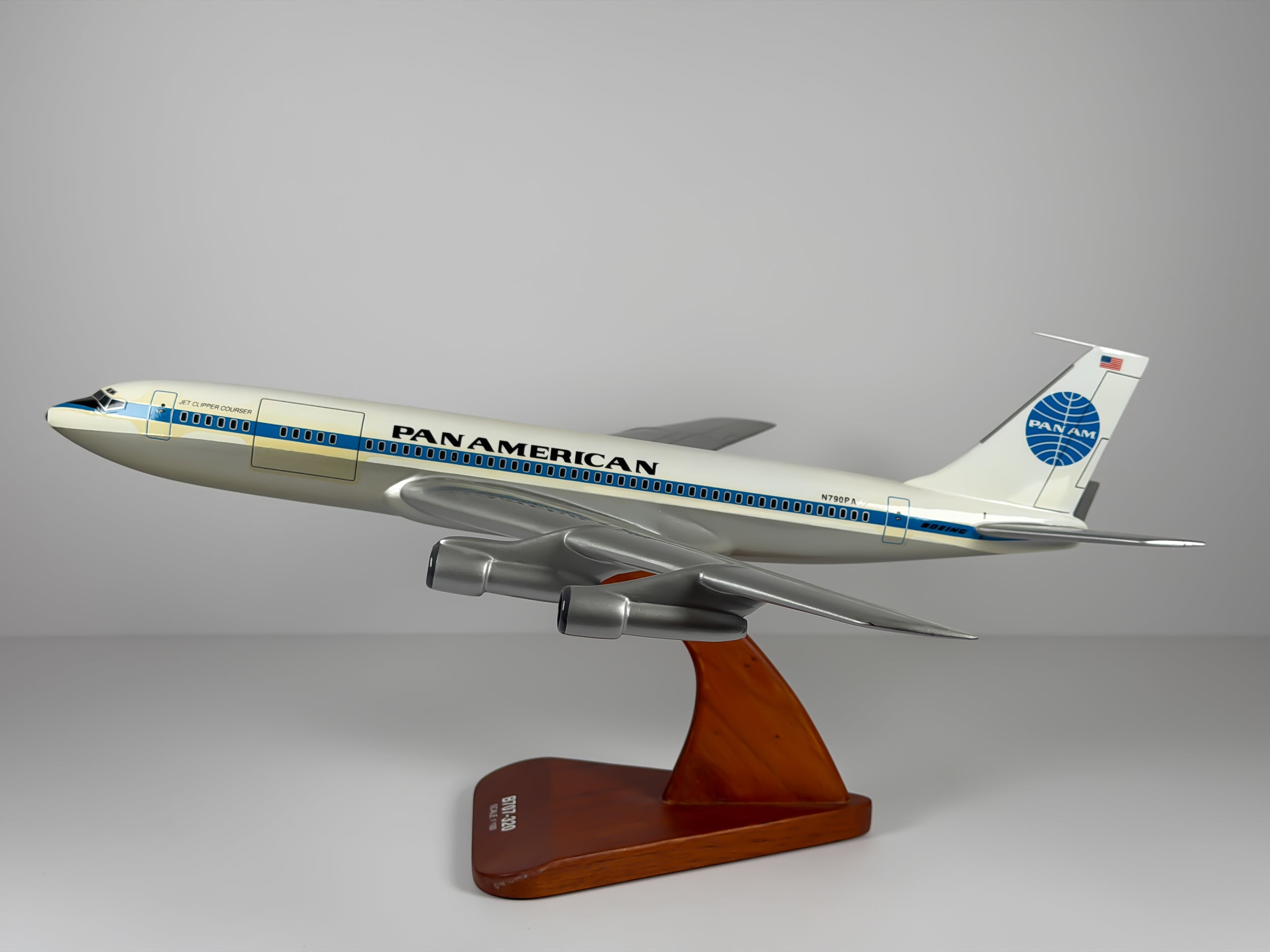 1:100 Pan American Boeing 707-300 (N790PA) - Jet Clipper Courser | Executive Model