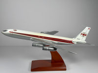 1:100 Trans World Airlines (TWA) Boeing 707-300 (N748TW) - Dual Globes | Executive Model