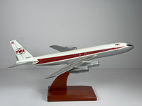 1:100 Trans World Airlines (TWA) Boeing 707-300 (N748TW) - Dual Globes | Executive Model