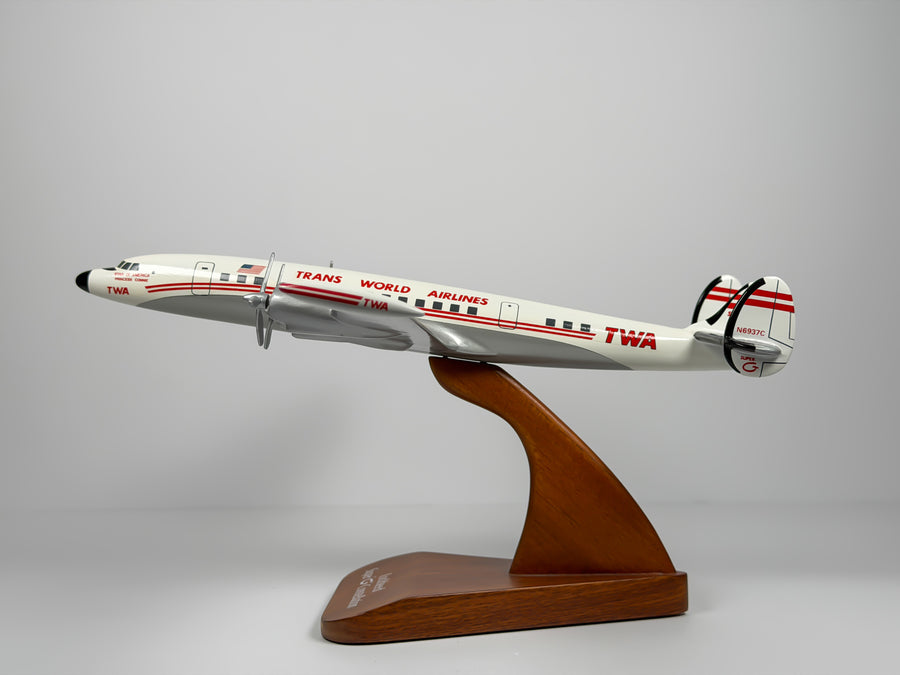 1:100 Trans World Airlines (TWA) Lockheed L-1049 (N6937C) - Dual Stripes | Executive Model