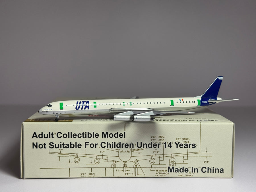Aeroclassics 1:400 UTA Aeromaritime Douglas DC-8 F-BOLL 1960s colors ACUTA1208B