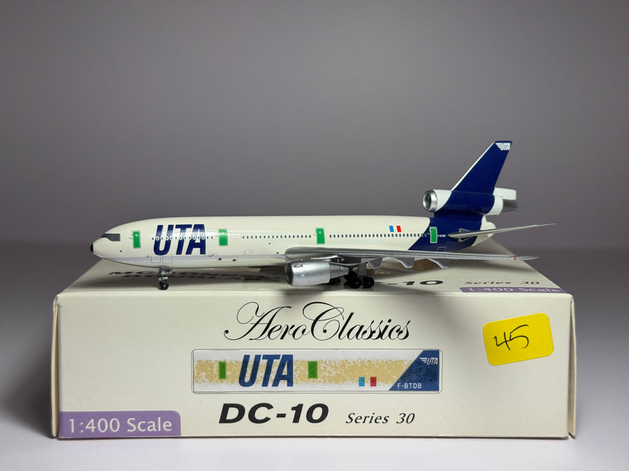 Aeroclassics 1:400 UTA Aeromaritime McDonnell Douglas DC-10 F-BTDB 1960s colors ACFBTDB