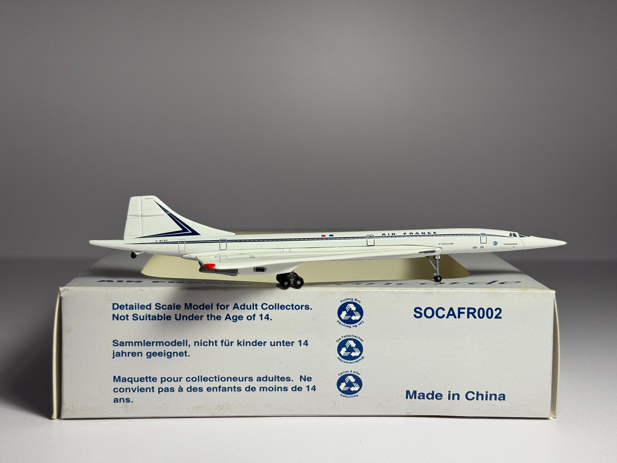 Gemini Jets 1:400 Air France Aerospatiale Concorde F-BTSC old scheme SOCAFR002