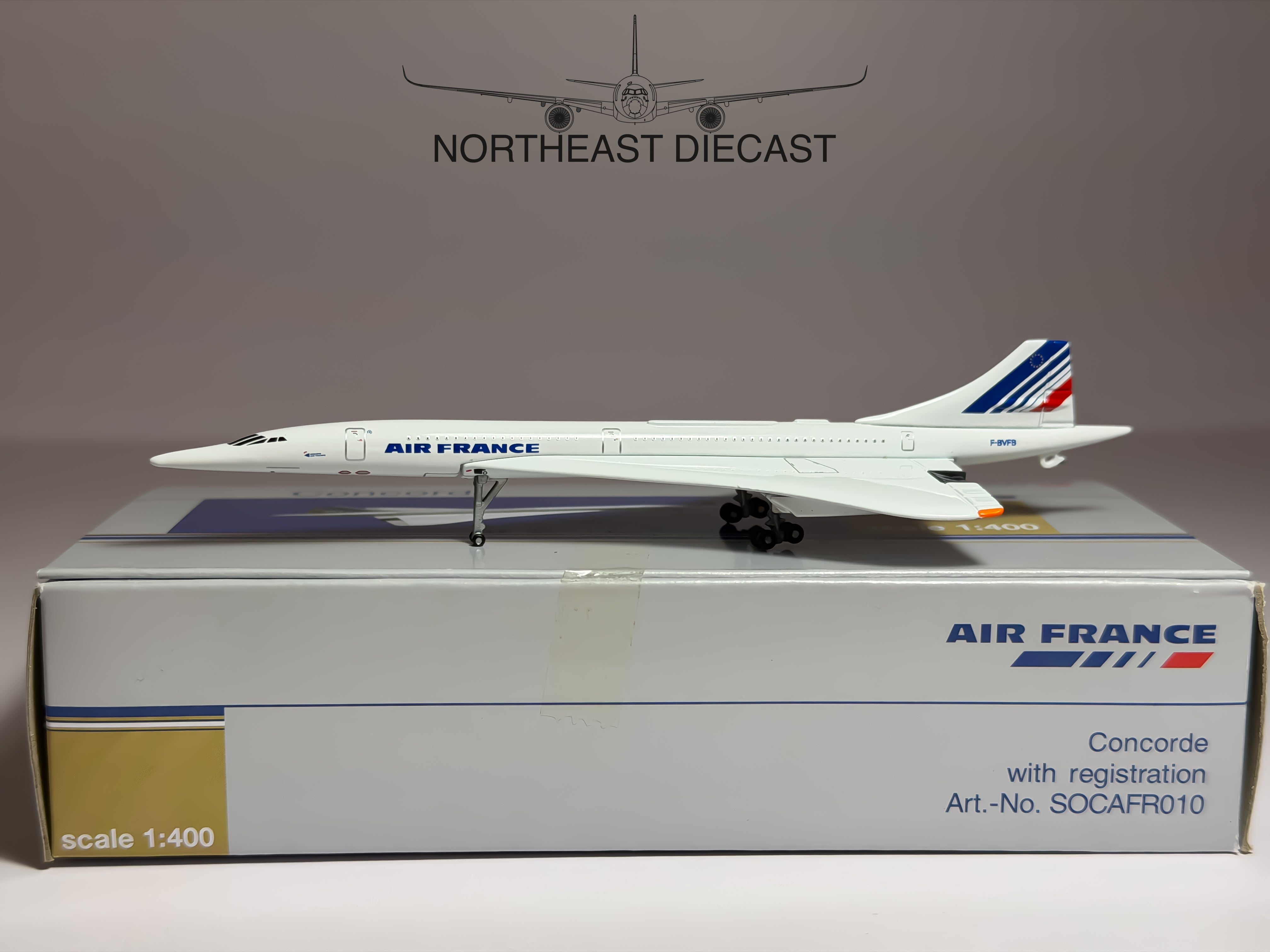 Air France Concorde Concorde 1:400 Socatec F-BVFB (SOCAFR010)
