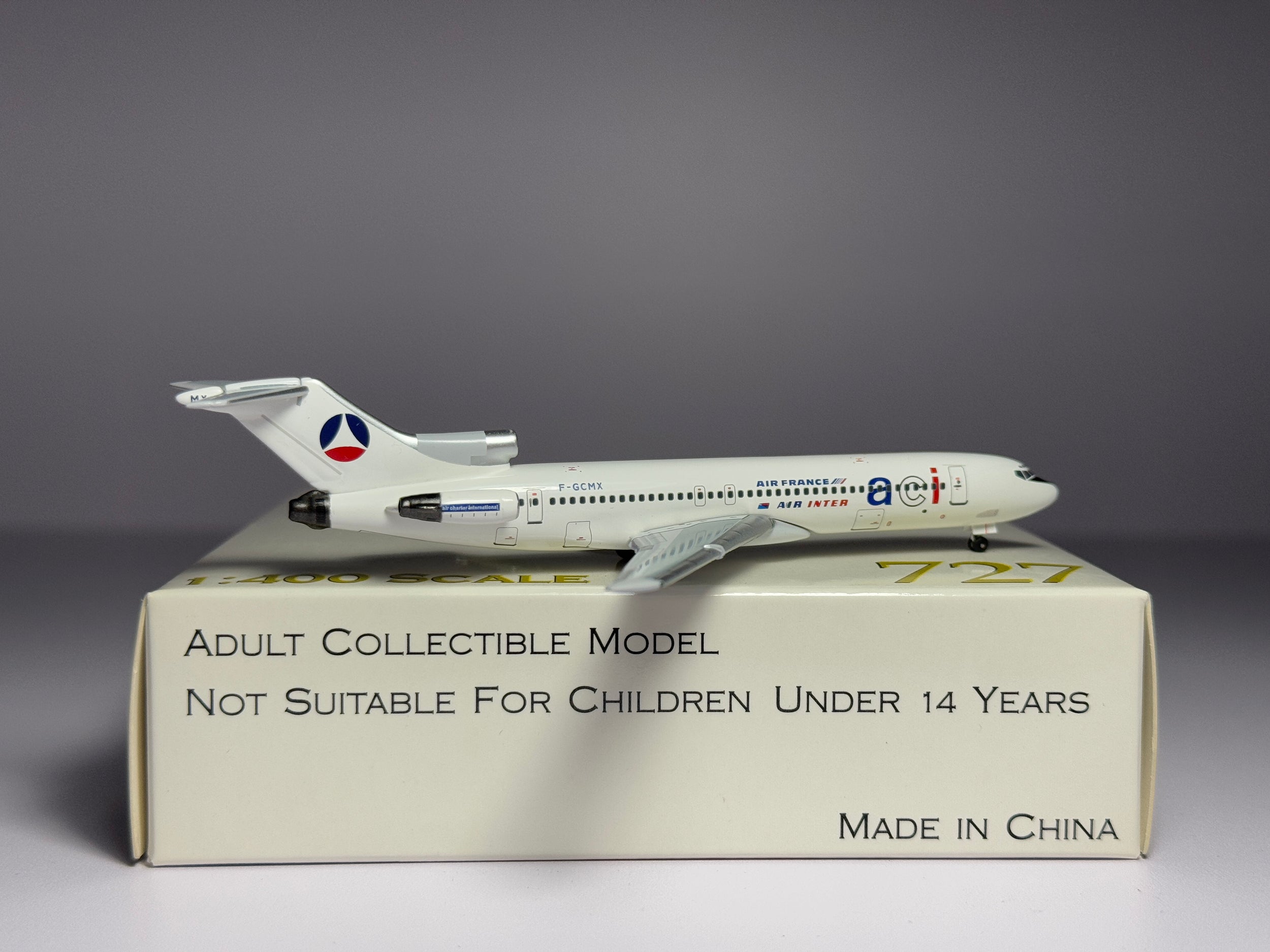 Aeroclassics 1:400 Air France Inter Boeing 727-200 F-GCMX ACFGCMX