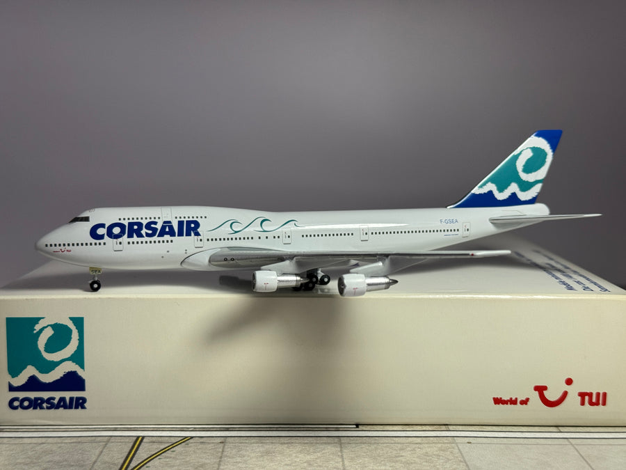 Gemini Jets 1:400 Corsair Boeing 747-300 F-GSEA "Sea" GJCRL348