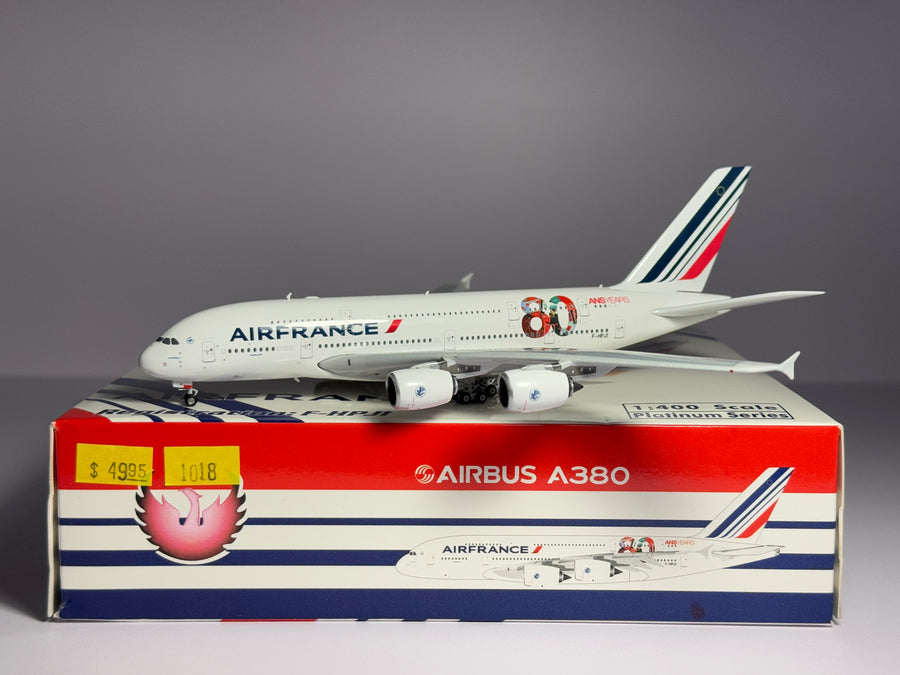 Phoenix Models 1:400 Air France Airbus A380-800 F-HPJI 80 years 100007