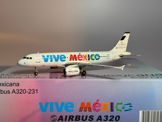 JC Wings 1:200 Mexicana Airbus A320-200 F-OHMJ Viva Mexico JC2222