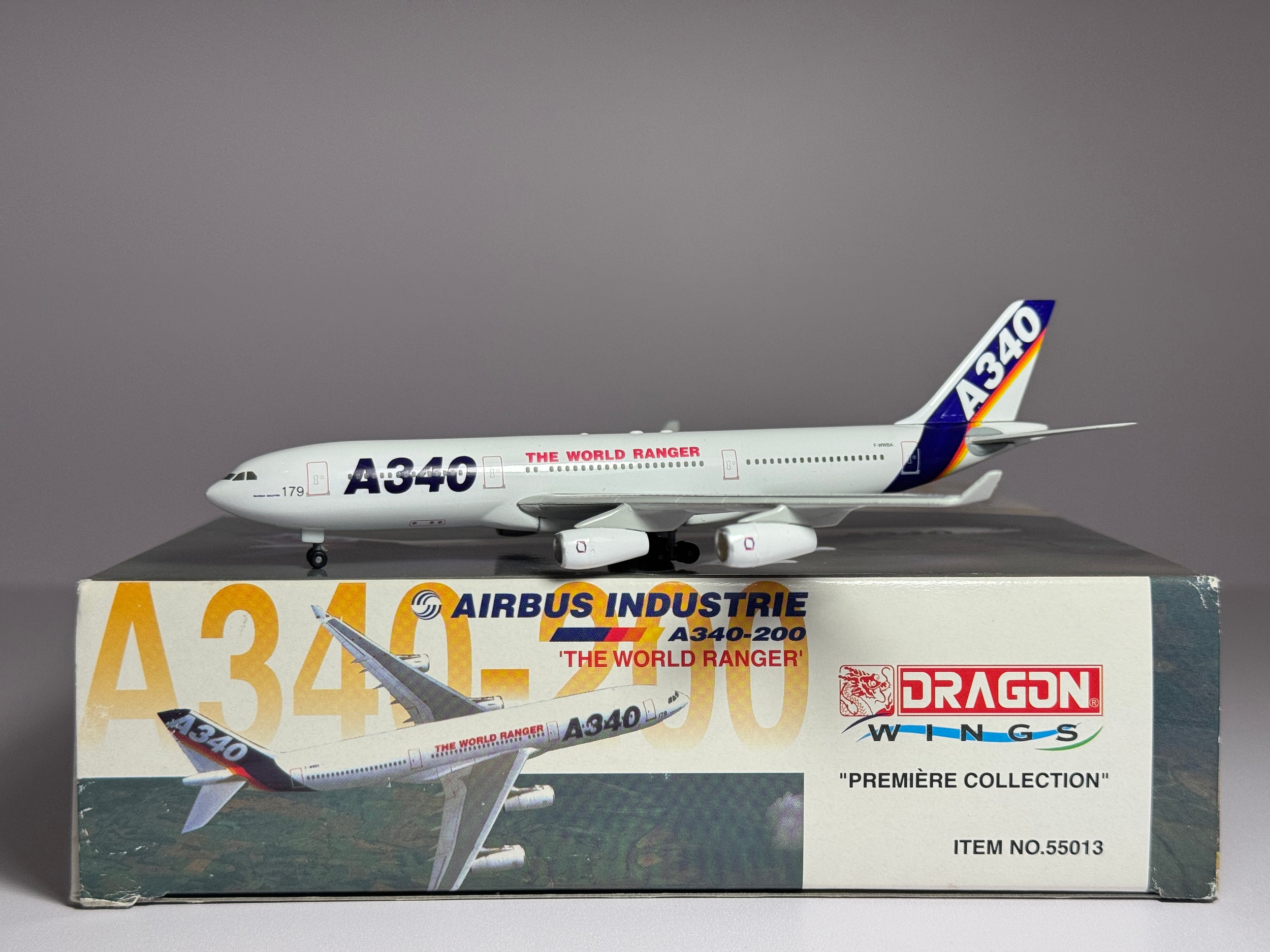 Dragon Wings 1:400 House Colors Airbus A340-200 F-WWBA "The World Ranger" 55013