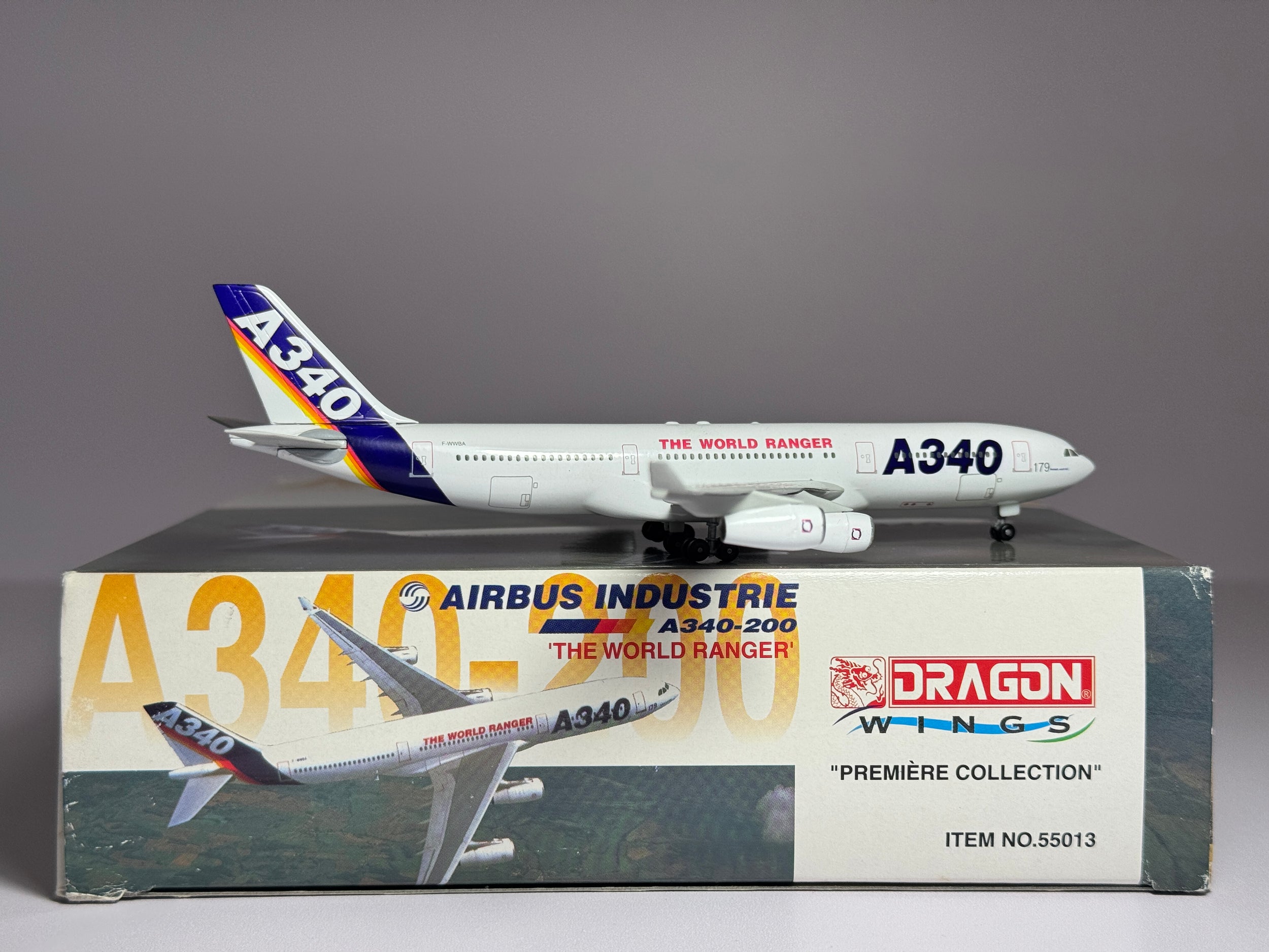 Dragon Wings 1:400 House Colors Airbus A340-200 F-WWBA "The World Ranger" 55013