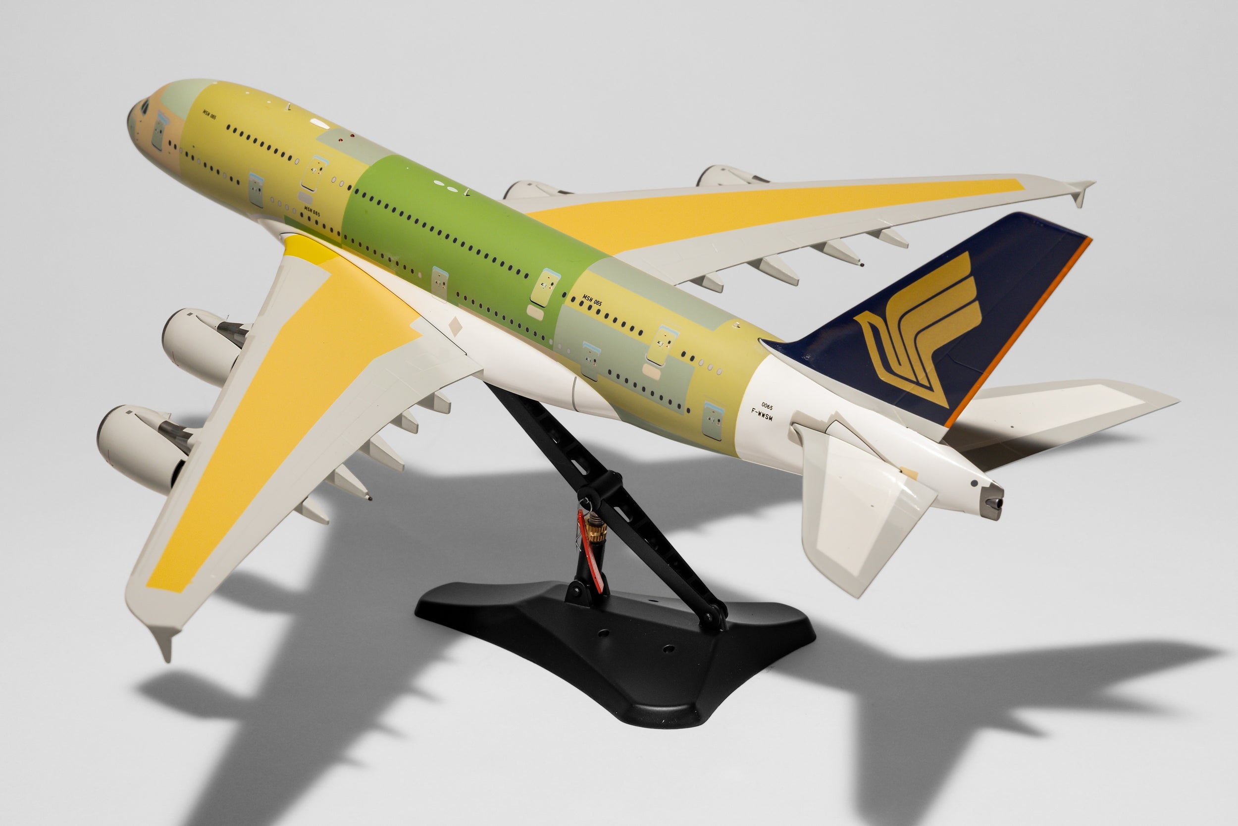 JC Wings 1:200 Singapore Airlines Airbus A380-800 F-WWSM bare metal XX20065