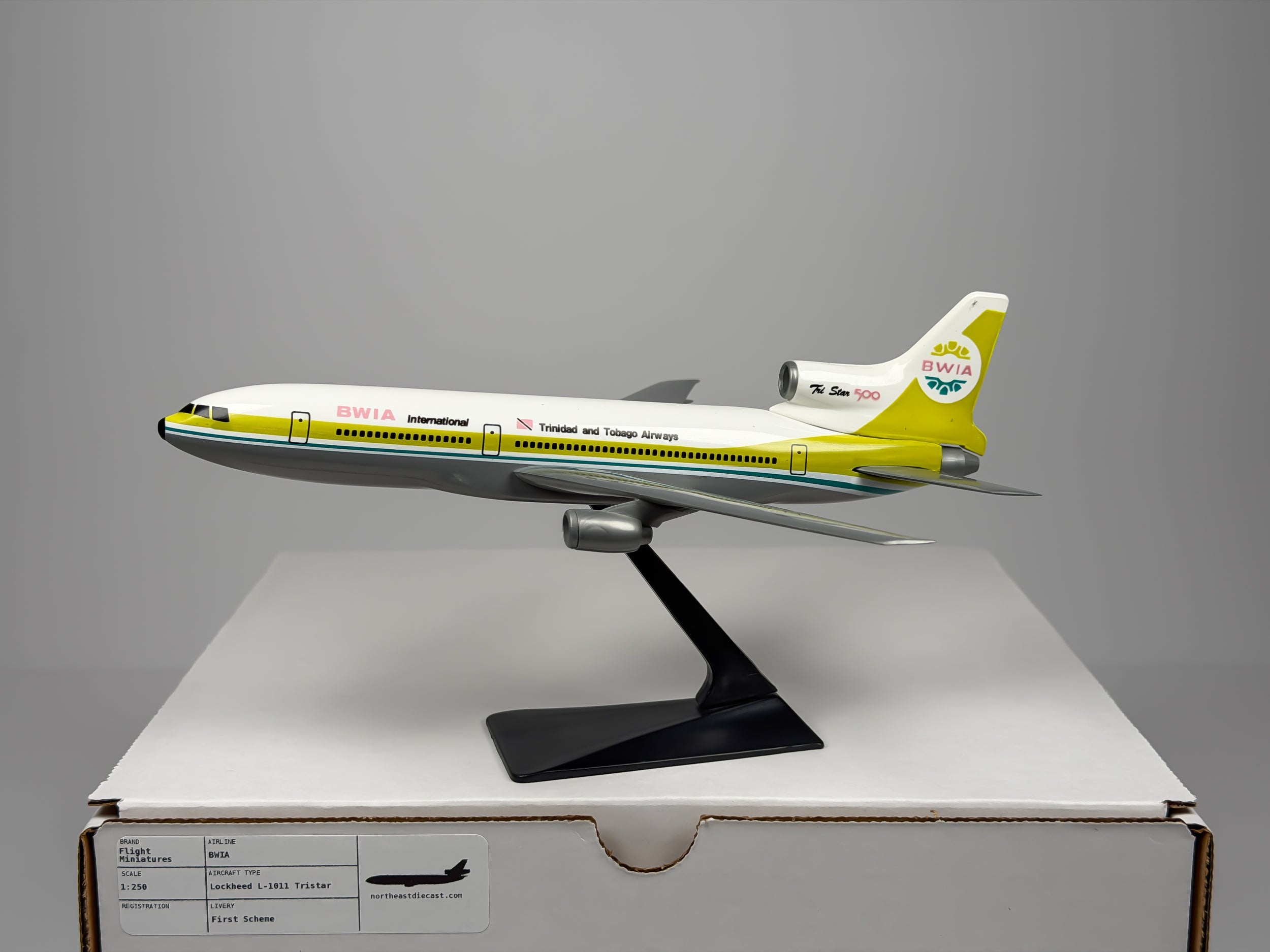 1:250 BWIA Lockheed L-1011 - First Scheme | Flight Miniatures
