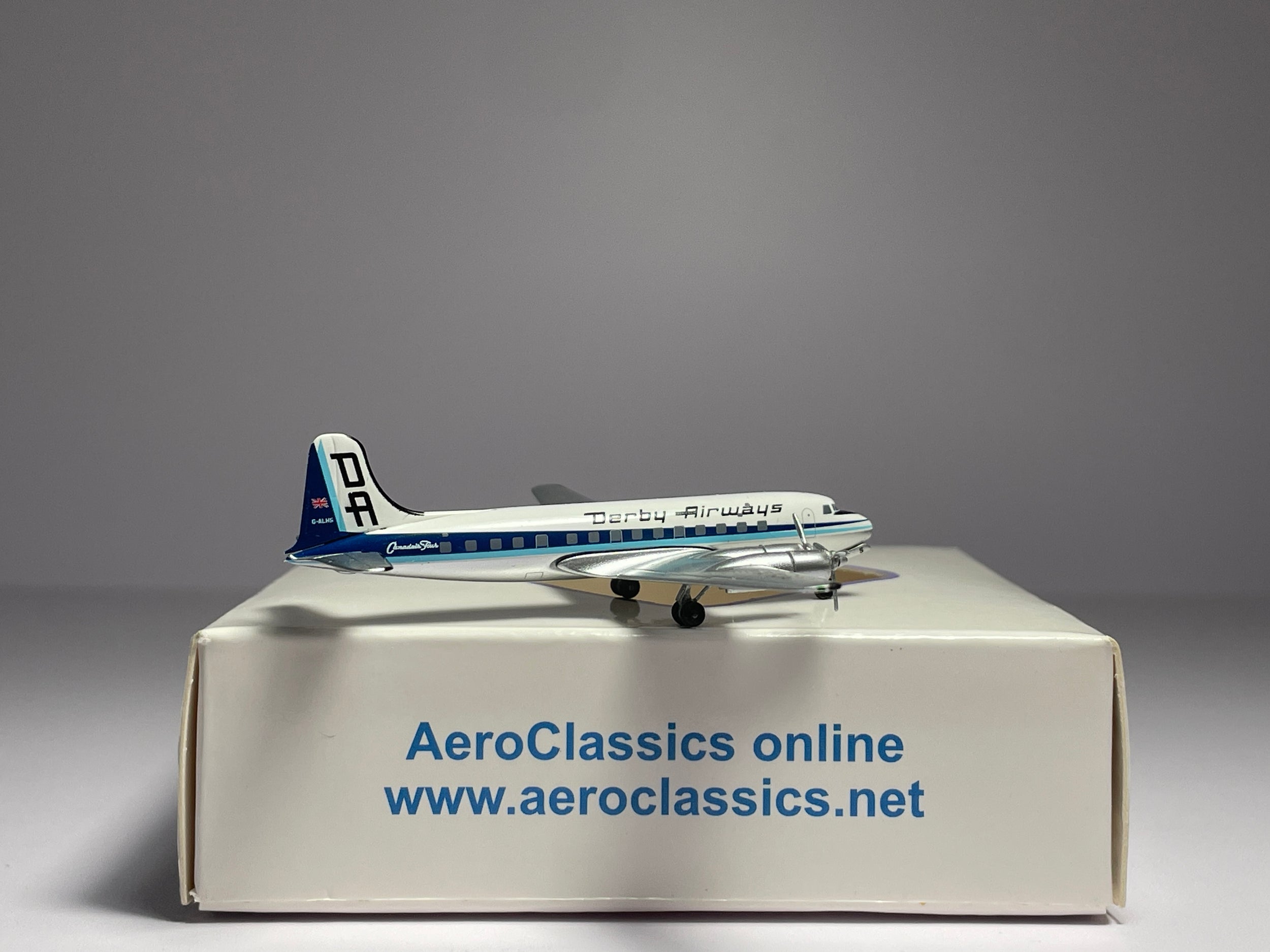 Aeroclassics 1:400 Derby Airways Douglas CL-4 (DC-4) G-ALHS ACGALHS