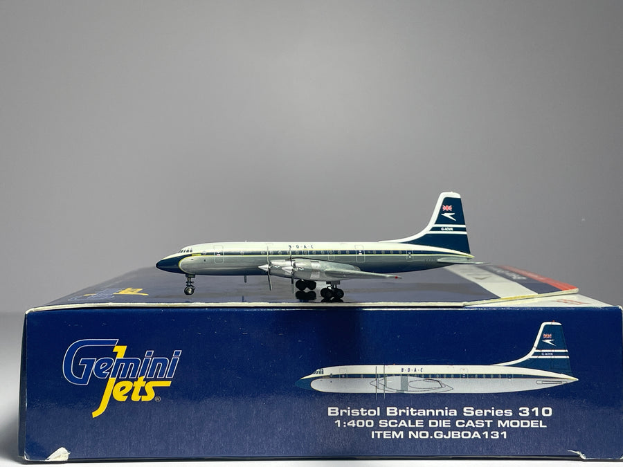 Gemini Jets 1:400 BOAC Bristol Britannia G-AOVK 1950s colors GJBAW131