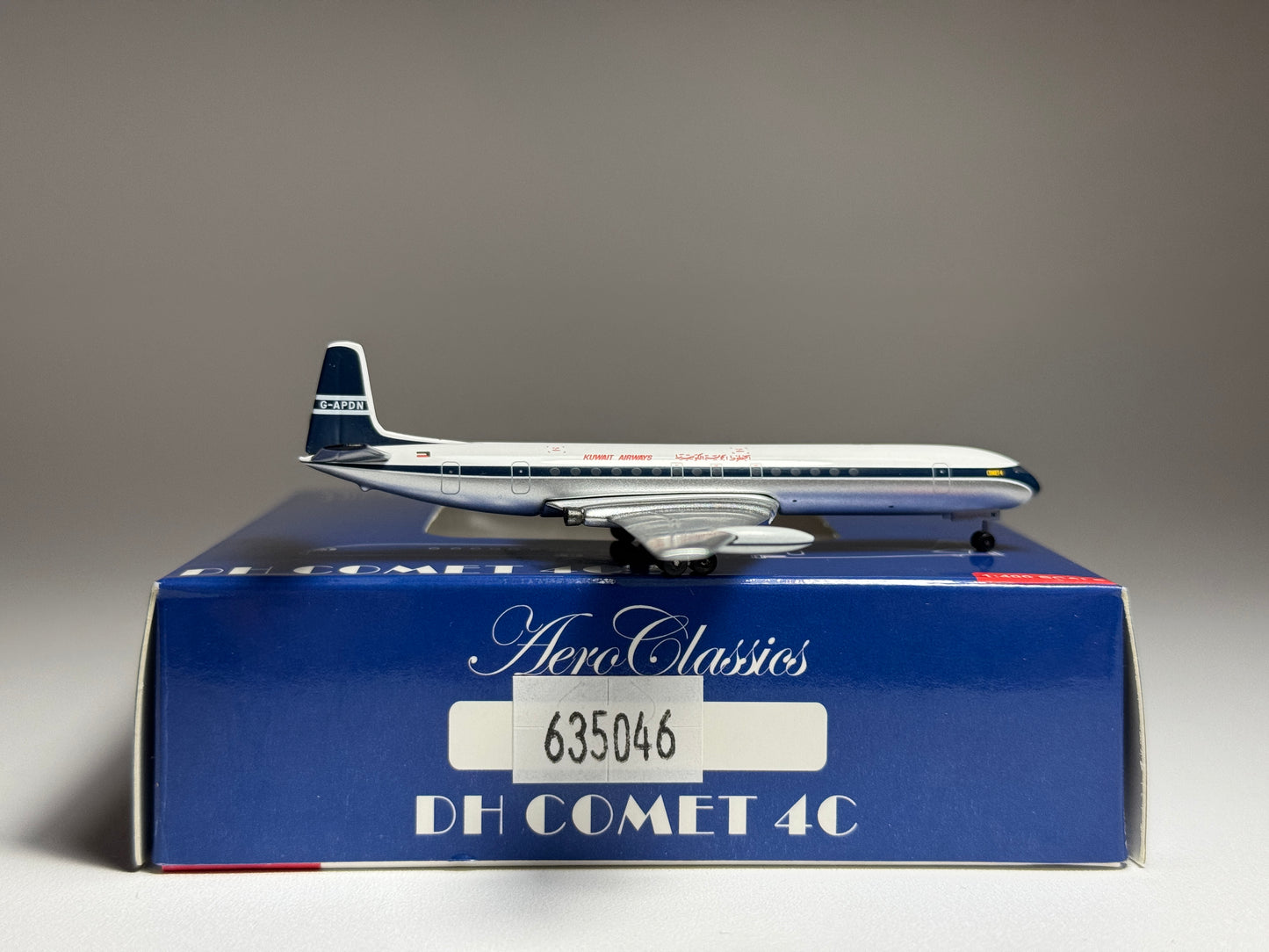 Aeroclassics 1:400 Kuwait Airlines De Havilland Comet 4C G-APDN "BOAC Hybrid" Hangar Club ACGAPDN